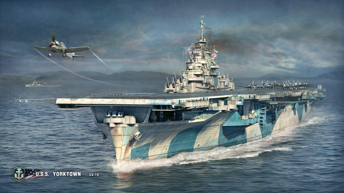Destroyer Warship V8 Mousepad Deskmat