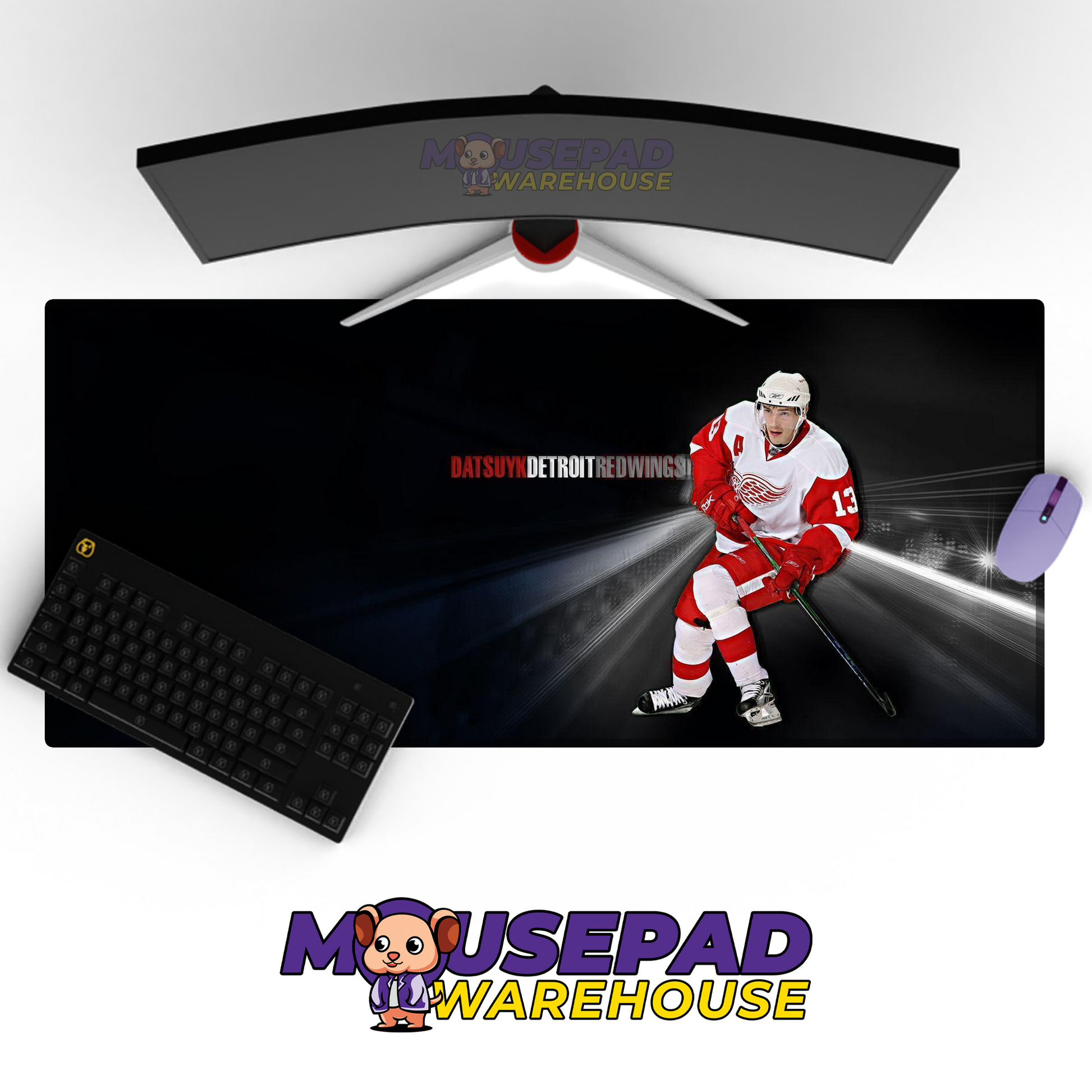 Detroit Red Wings V20 Mousepad Deskmat Mockup