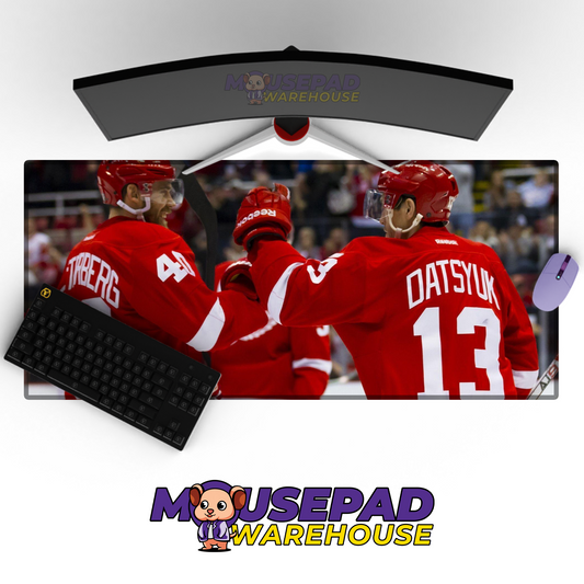 Detroit Red Wings V23 Mousepad Deskmat Mockup