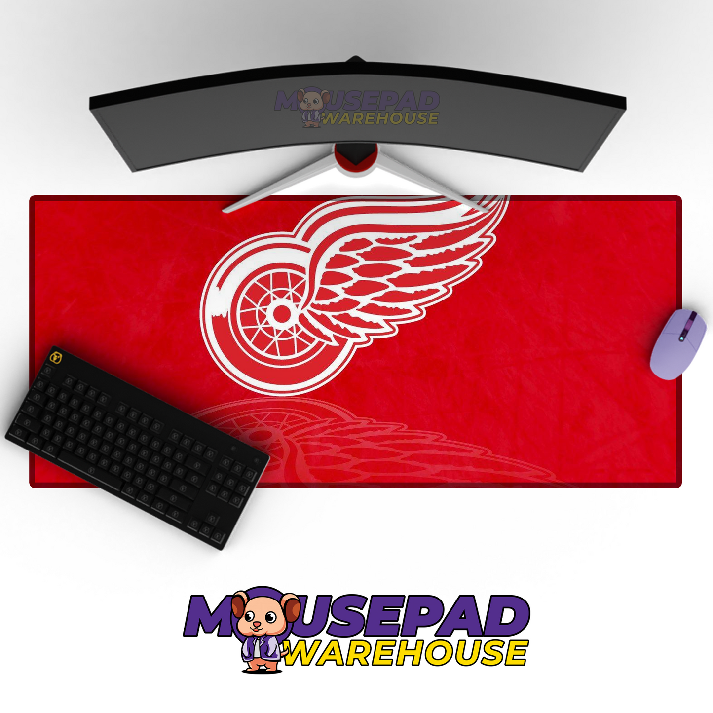 Detroit Red Wings V27 Mousepad Deskmat Mockup