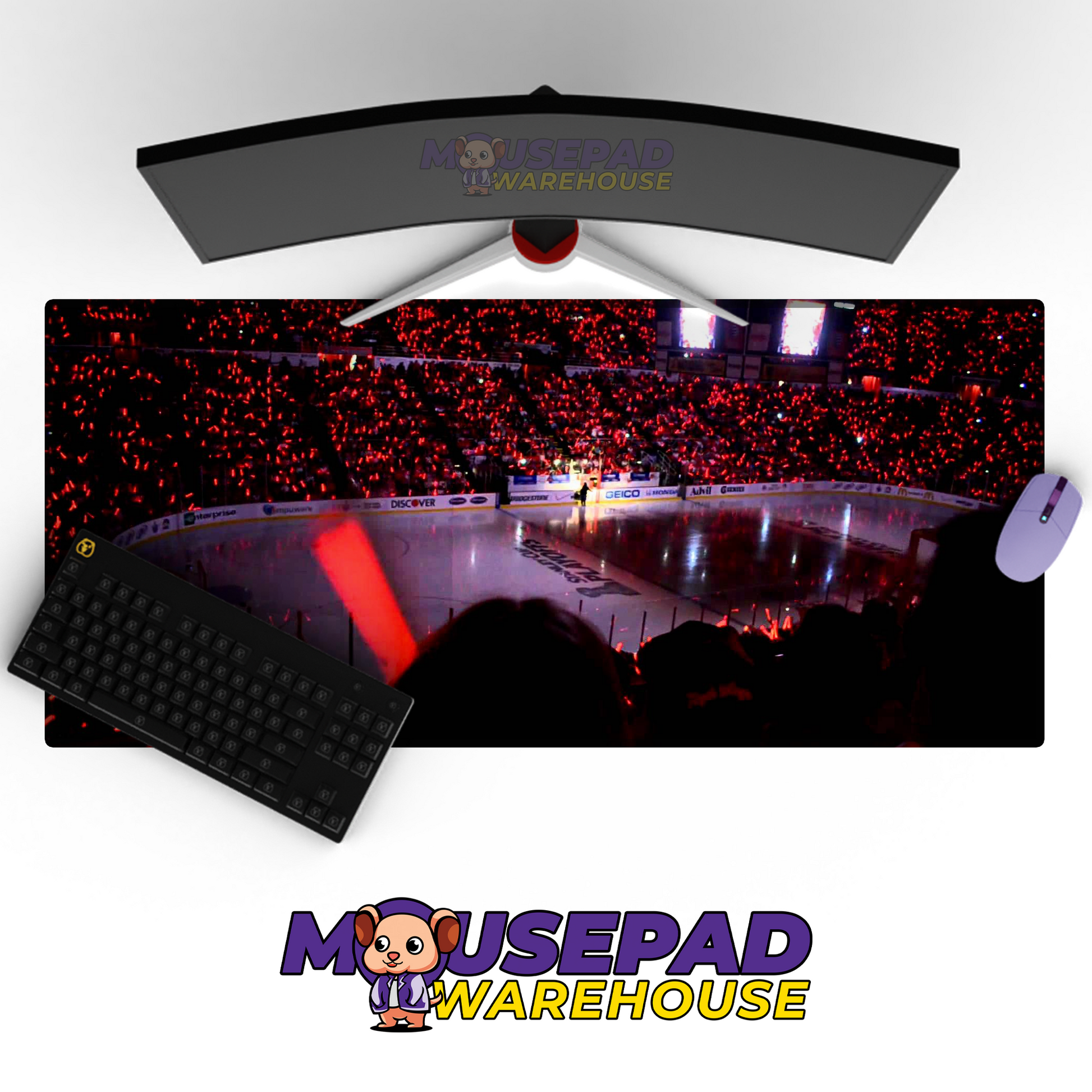 Detroit Red Wings V28 Mousepad Deskmat Mockup