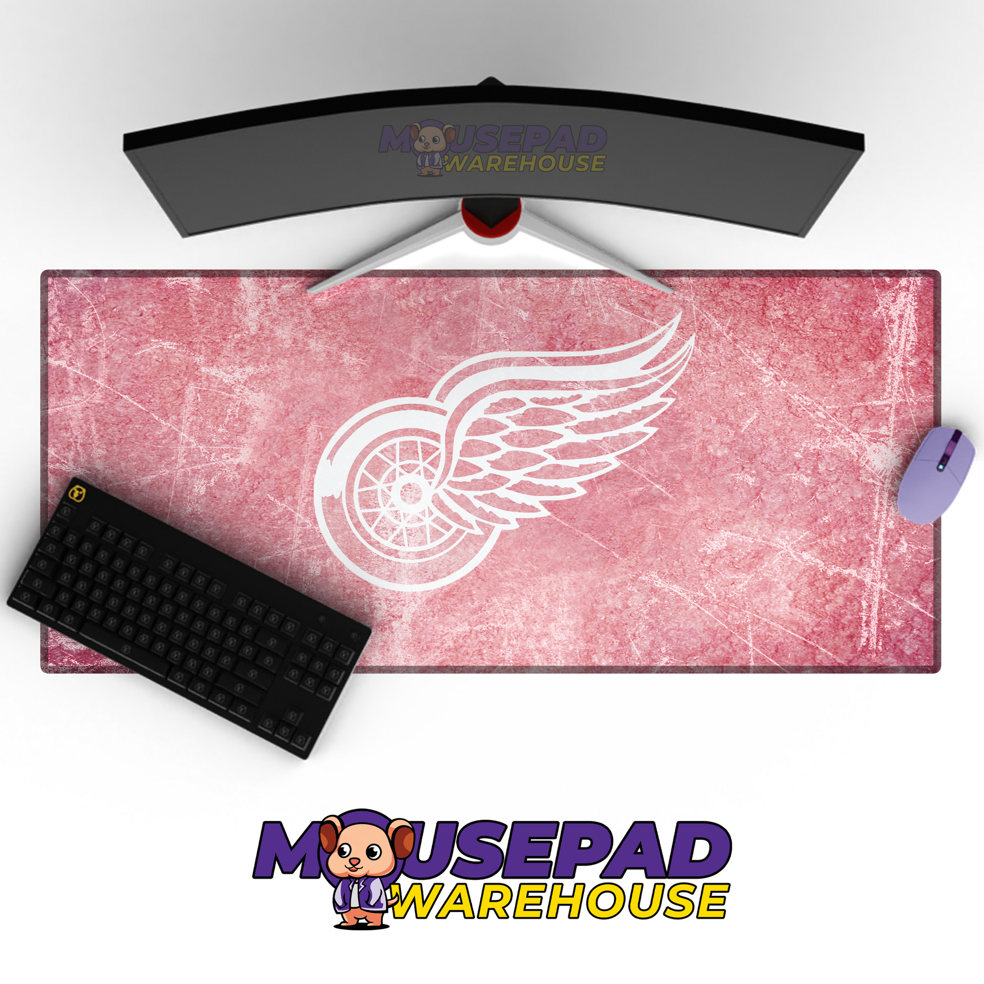 Detroit Red Wings V34 Mousepad Deskmat Mockup