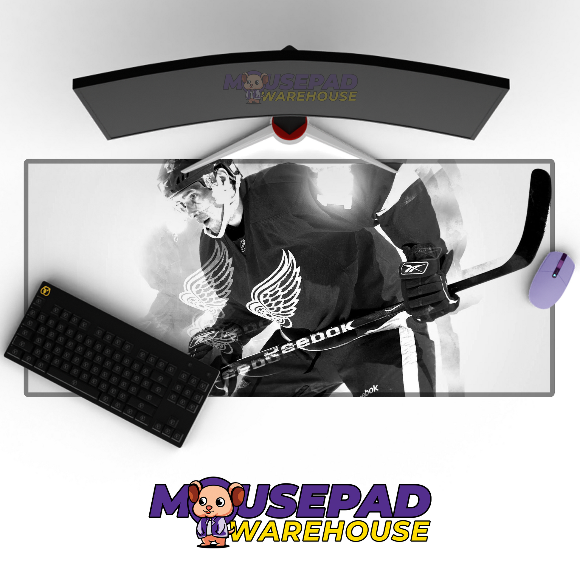 Detroit Red Wings V35 Mousepad Deskmat Mockup