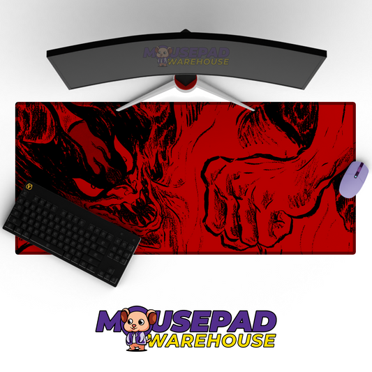 Devilman Crybaby V10 Mousepad Mockup