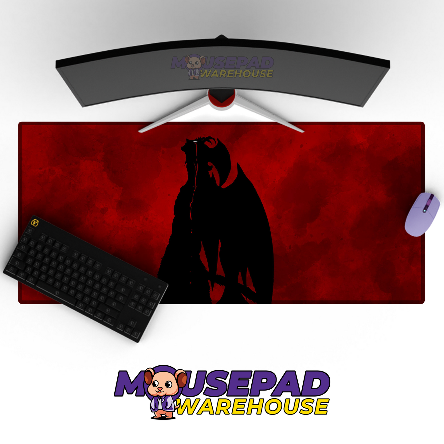 Devilman Crybaby V13 Mousepad Mockup