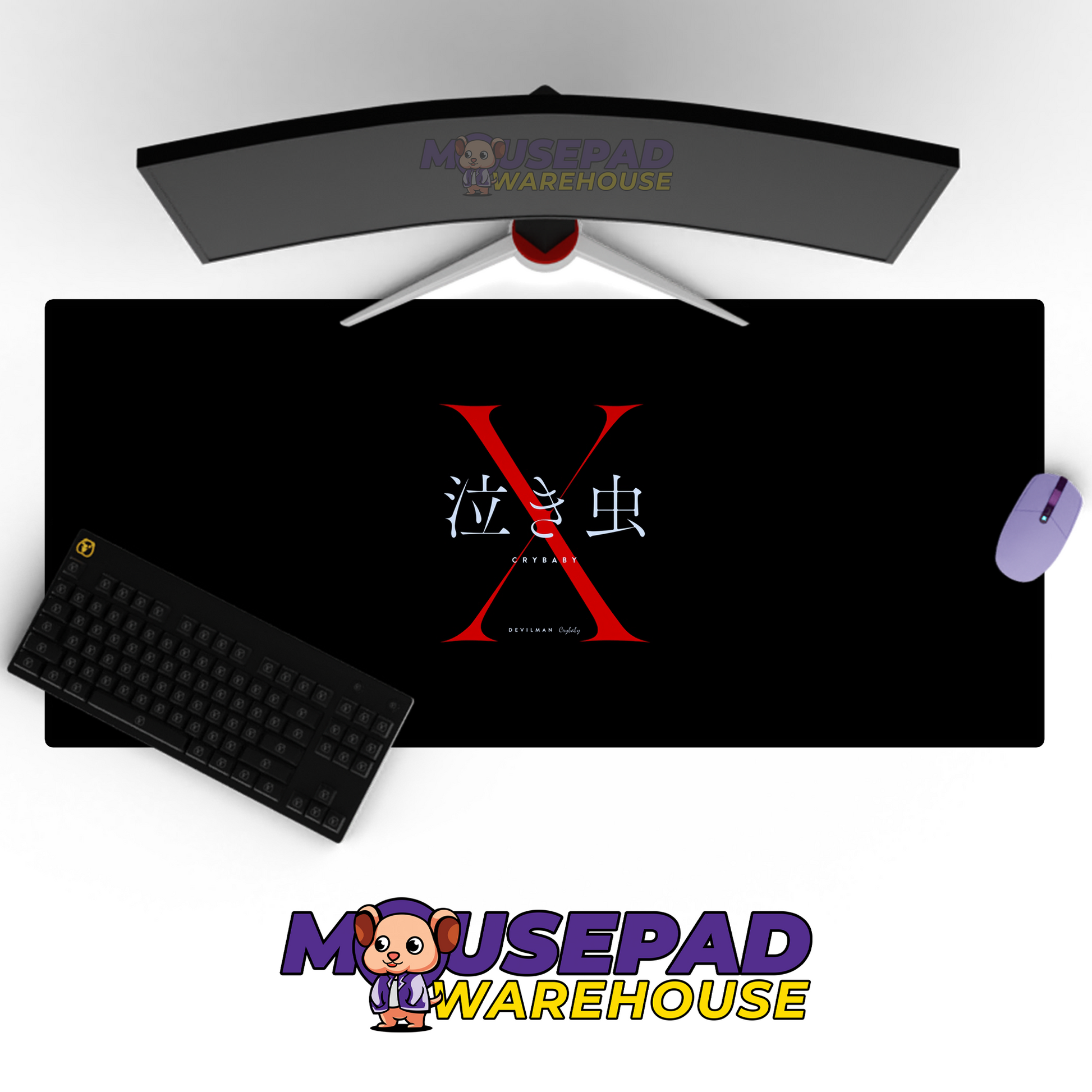 Devilman Crybaby V17 Mousepad Mockup