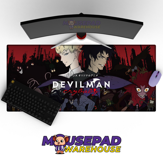 Devilman Crybaby V19 Mousepad Mockup