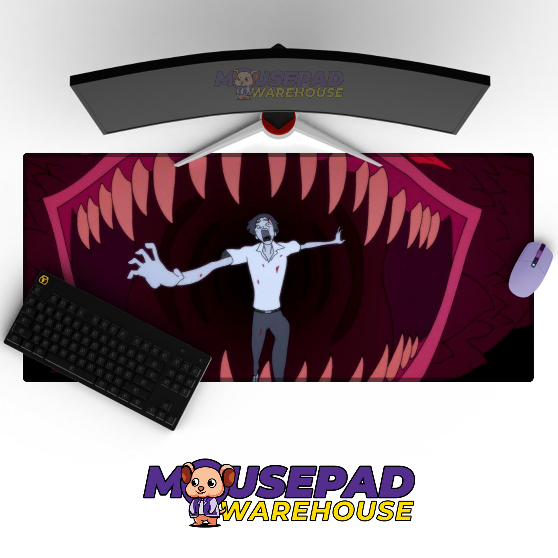 Devilman Crybaby V4 Mousepad Mockup