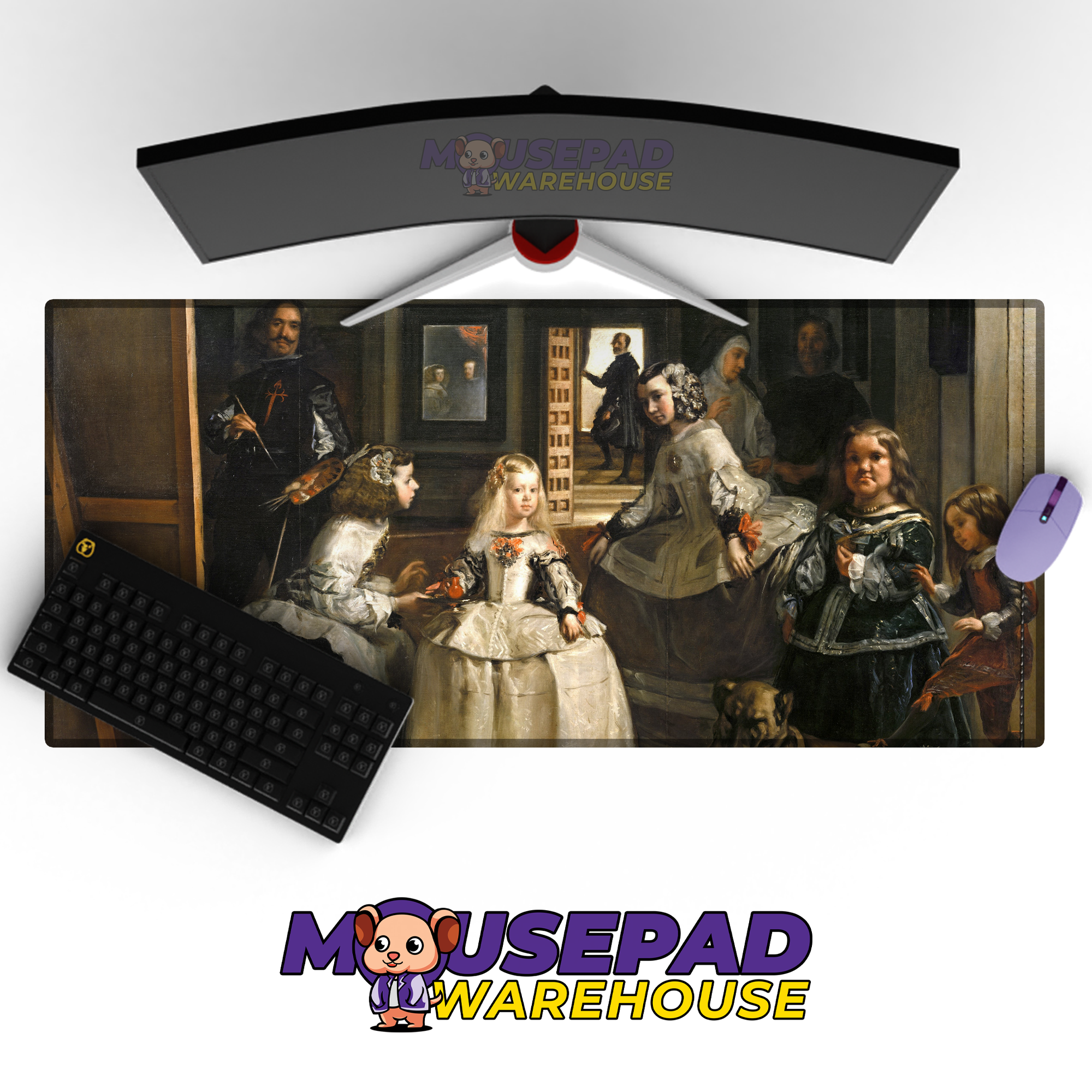 Diego Velazquez - Las Meninas Art (Painting) Mousepad