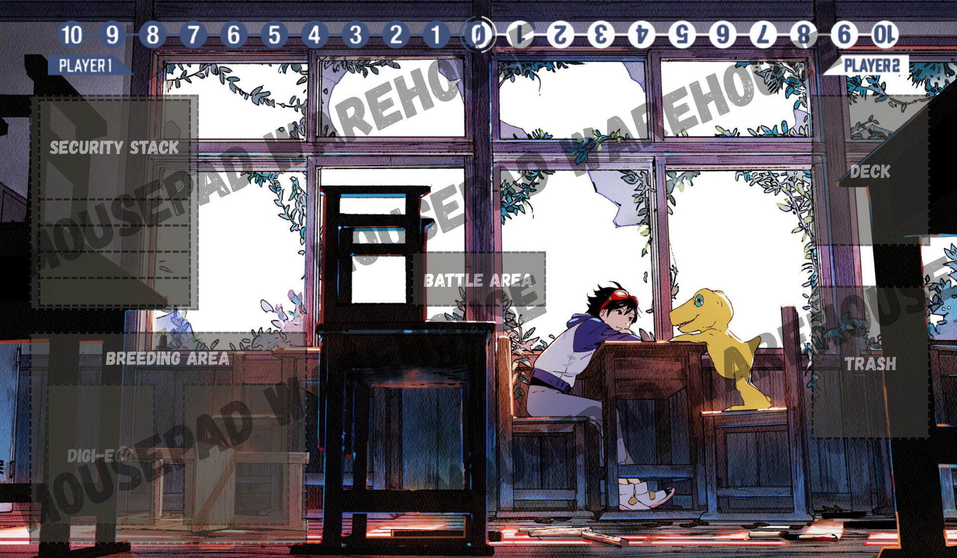 Digimon Survive Agumon Digimon Card Game Playmat