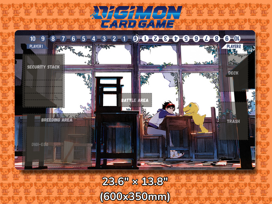 Digimon Survive Agumon Digimon Card Game Playmat Mockup