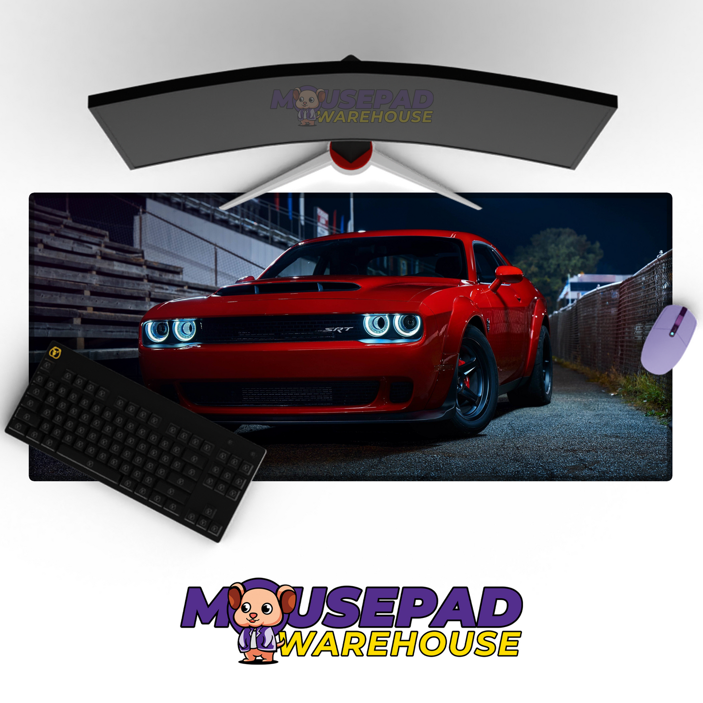 Dodge Challenger V10 Mousepad Mockup