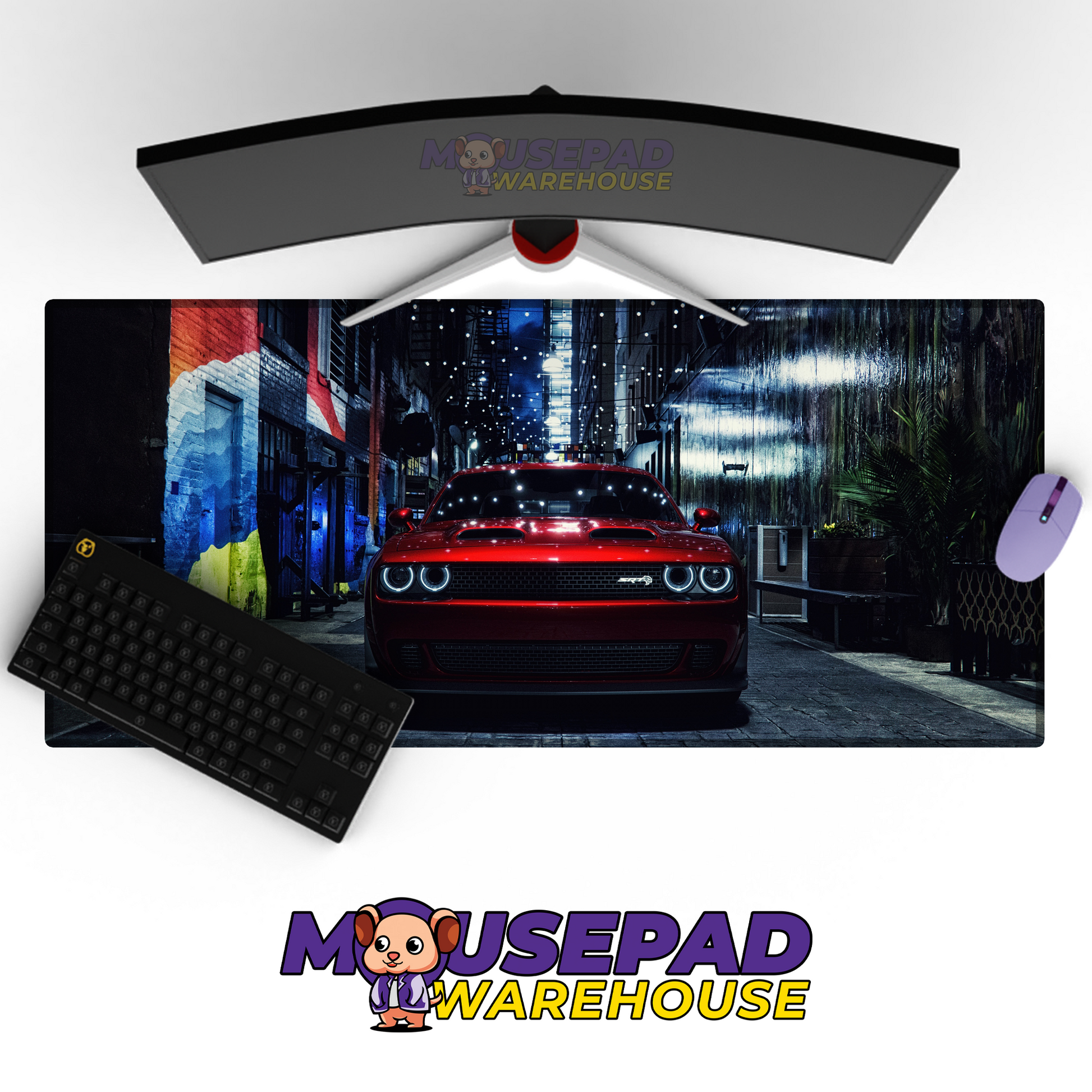 Dodge Challenger V11 Mousepad Mockup