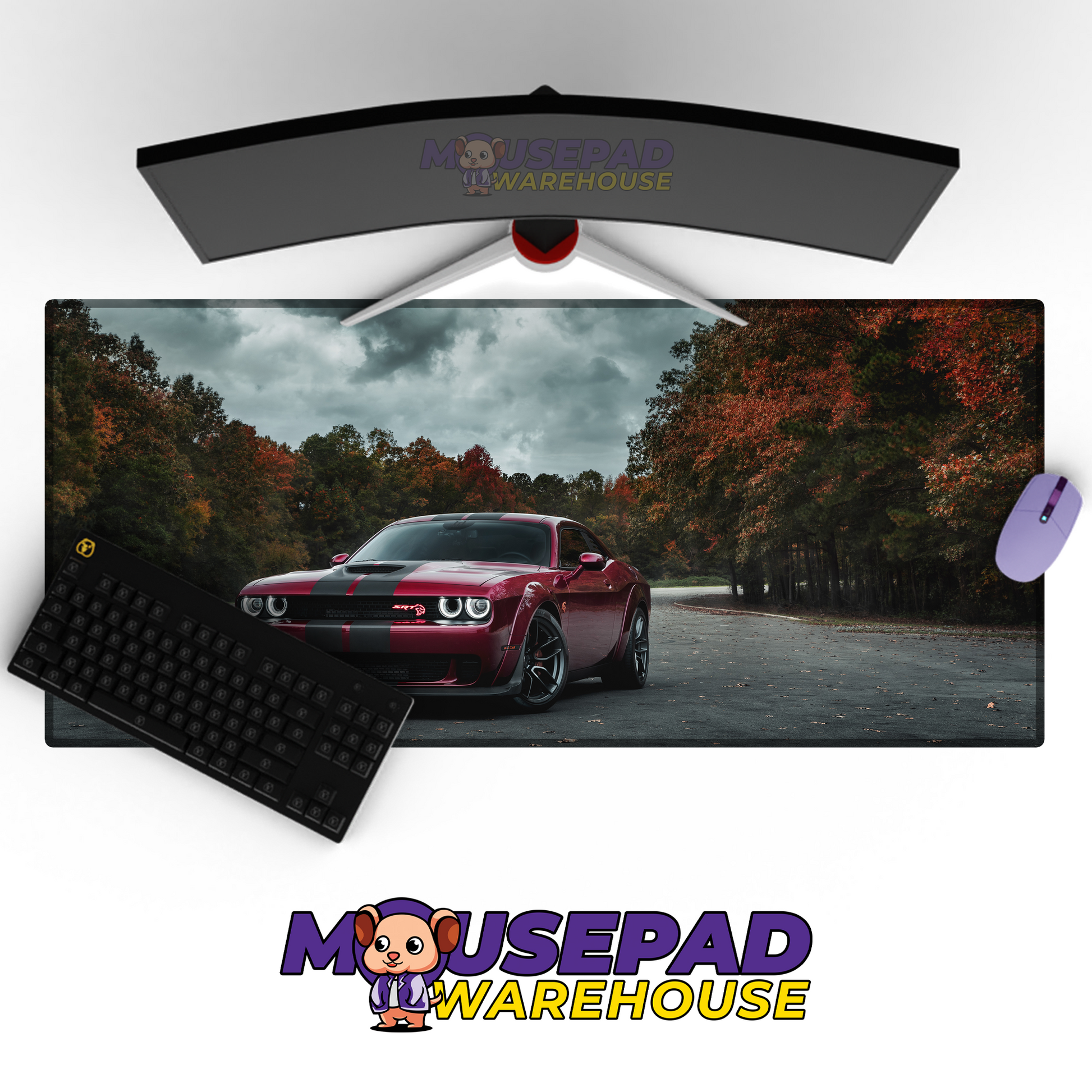 Dodge Challenger V14 Mousepad Mockup