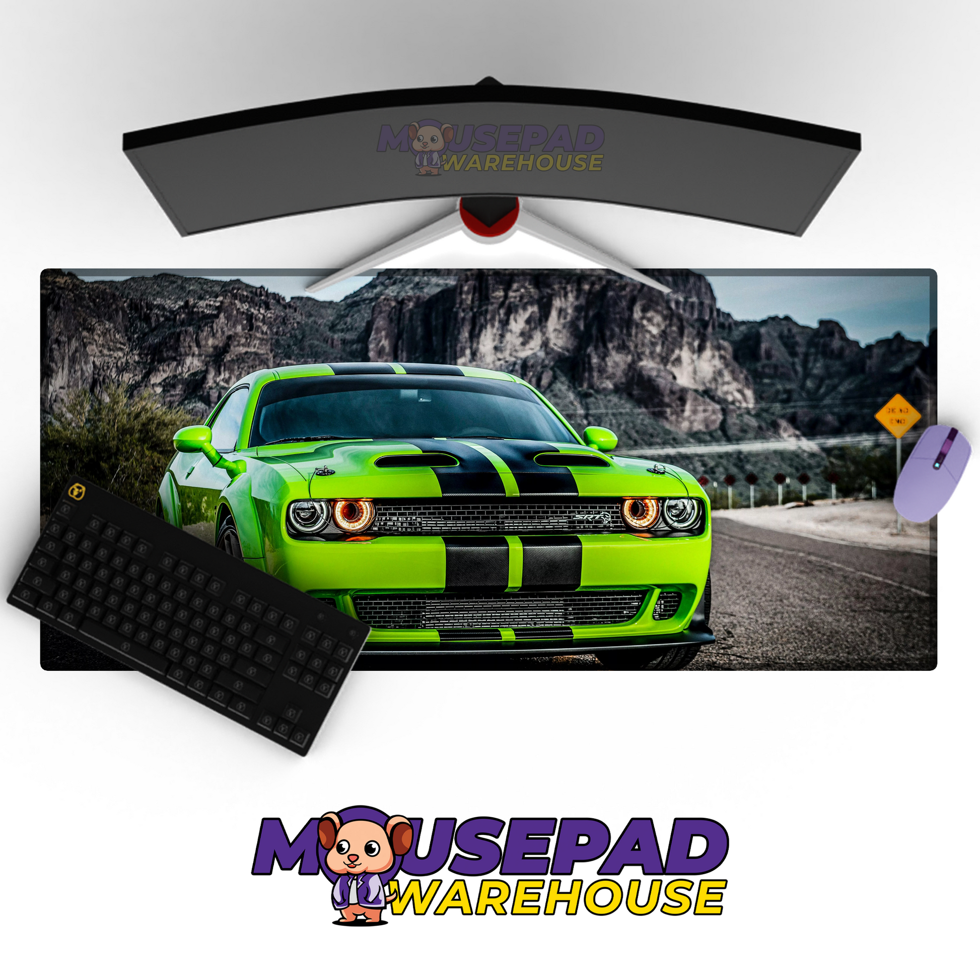 Dodge Challenger V15 Mousepad Mockup