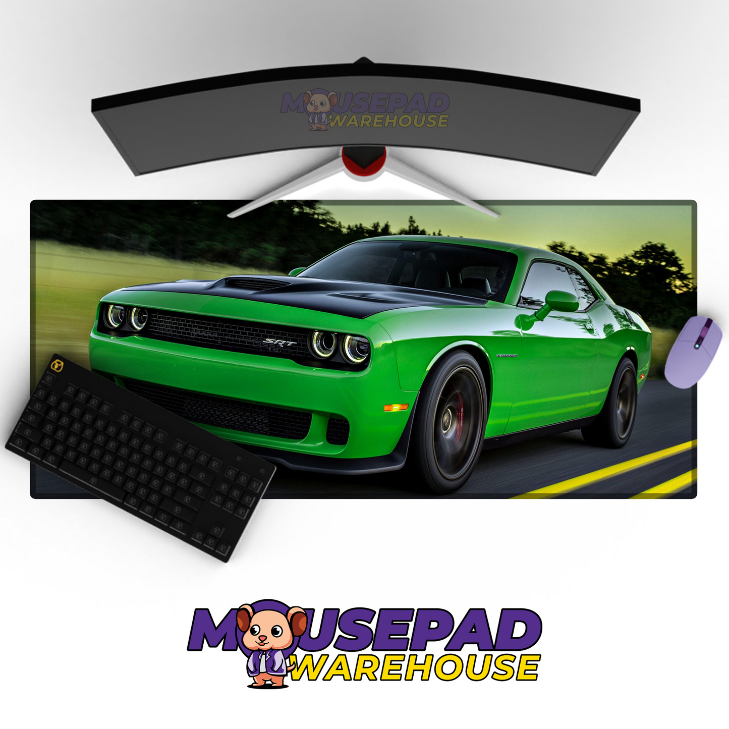 Dodge Challenger V18 Mousepad Mockup