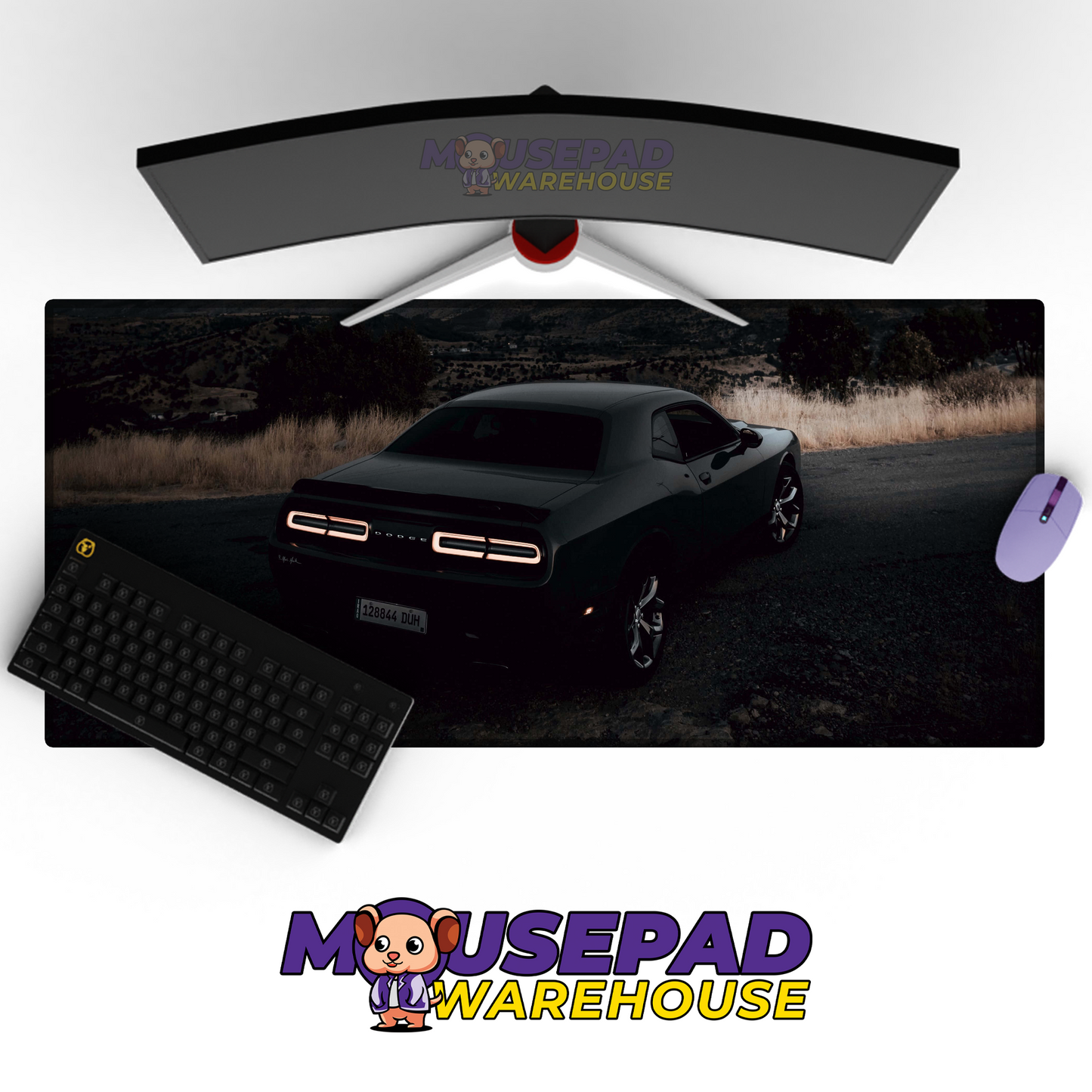 Dodge Challenger V19 Mousepad Mockup