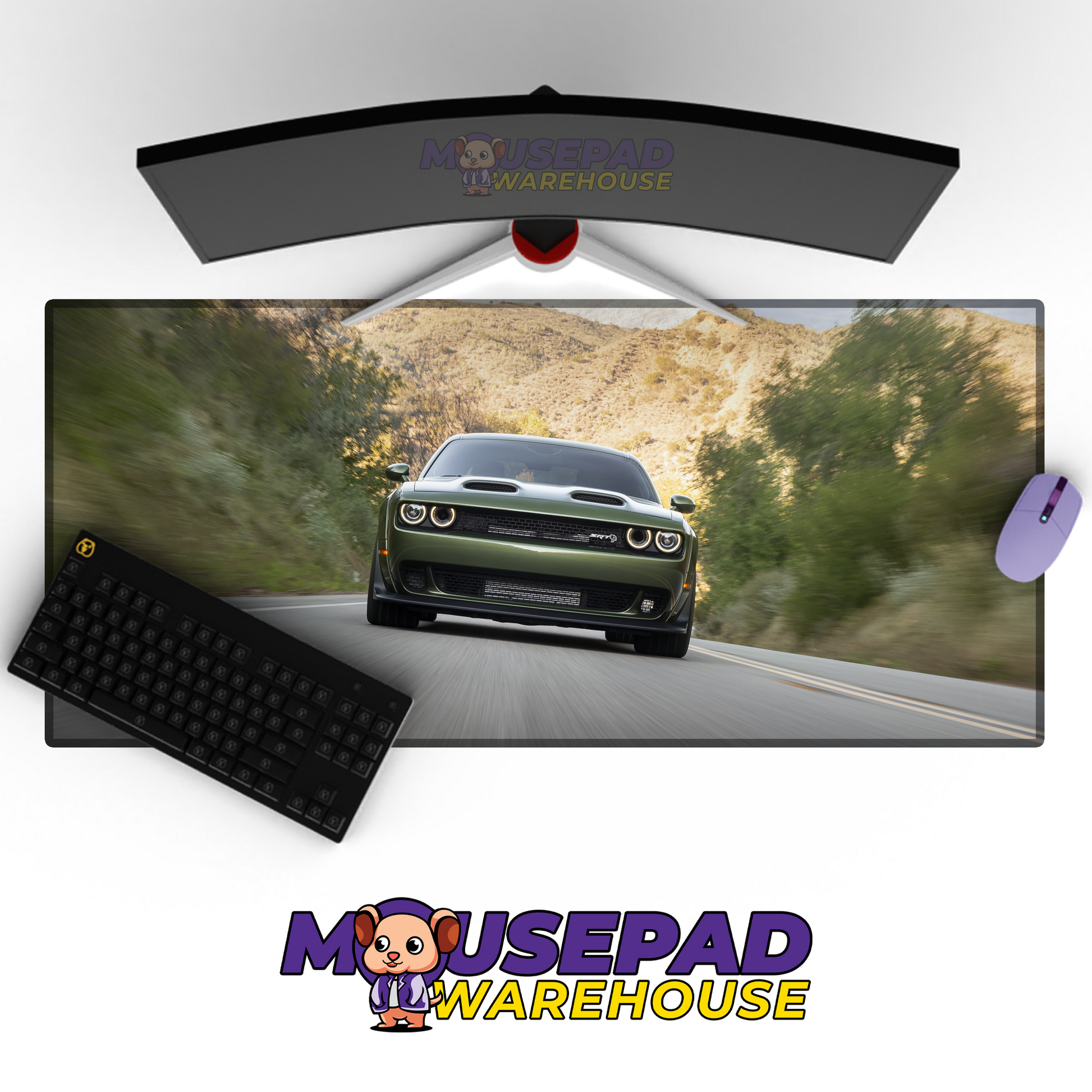 Dodge Challenger V1 Mousepad Mockup