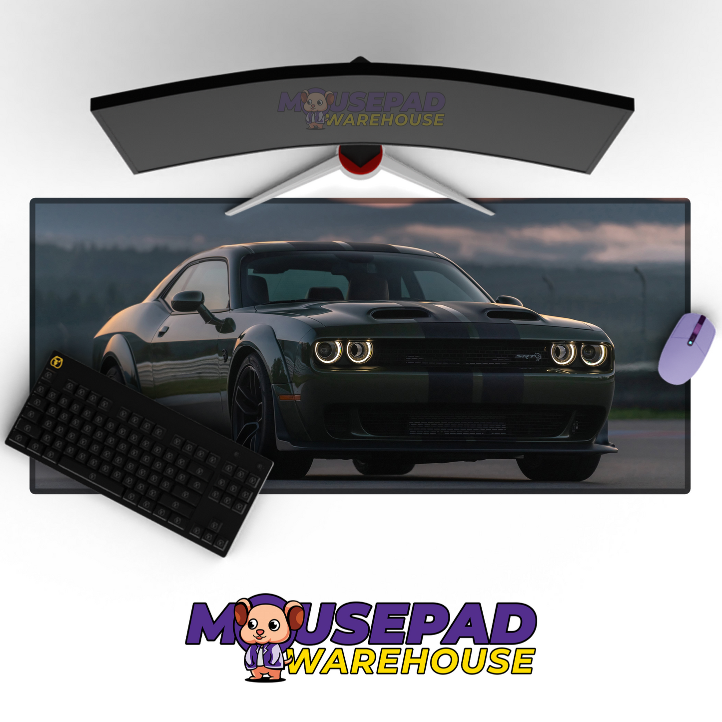 Dodge Challenger V20 Mousepad Mockup