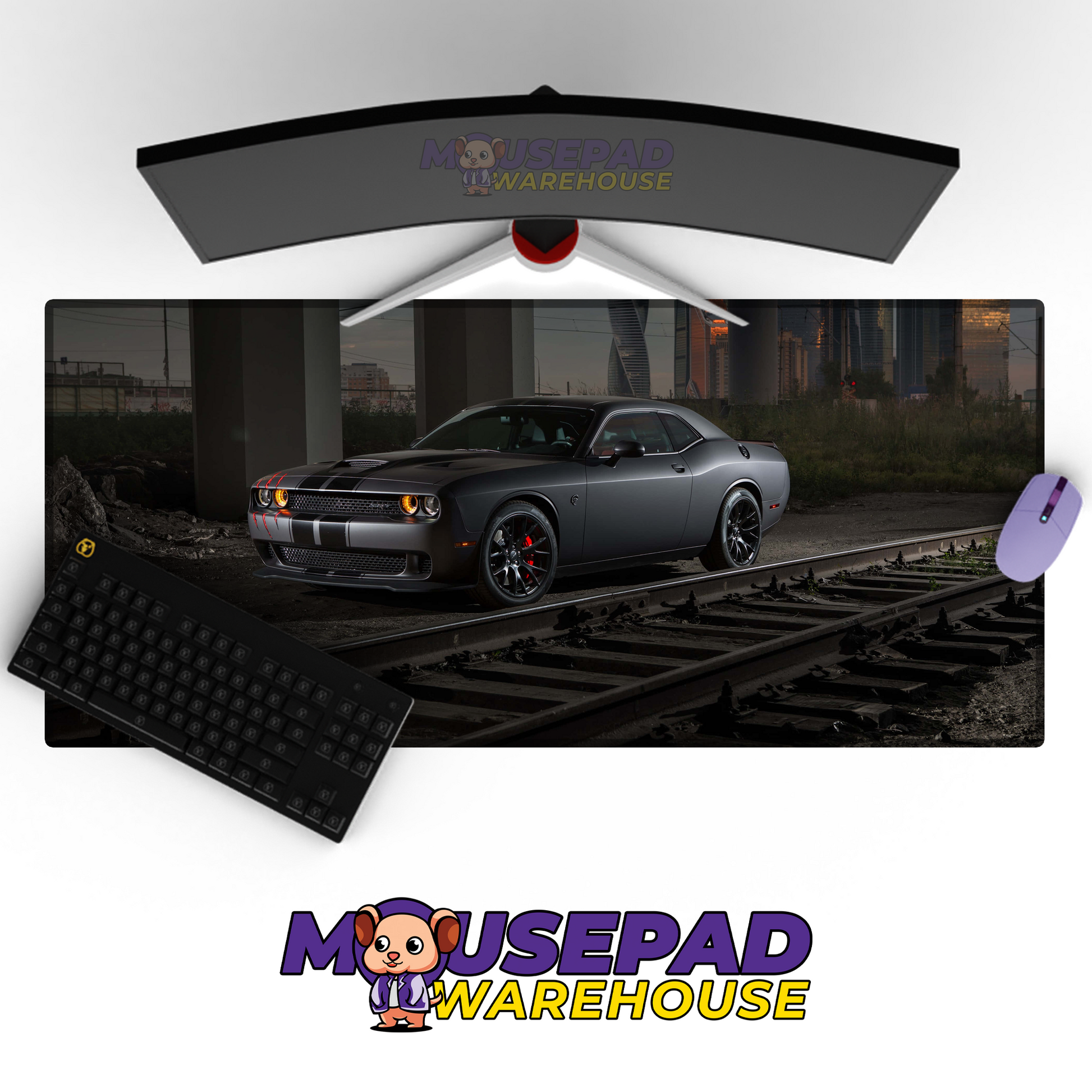 Dodge Challenger V3 Mousepad Mockup