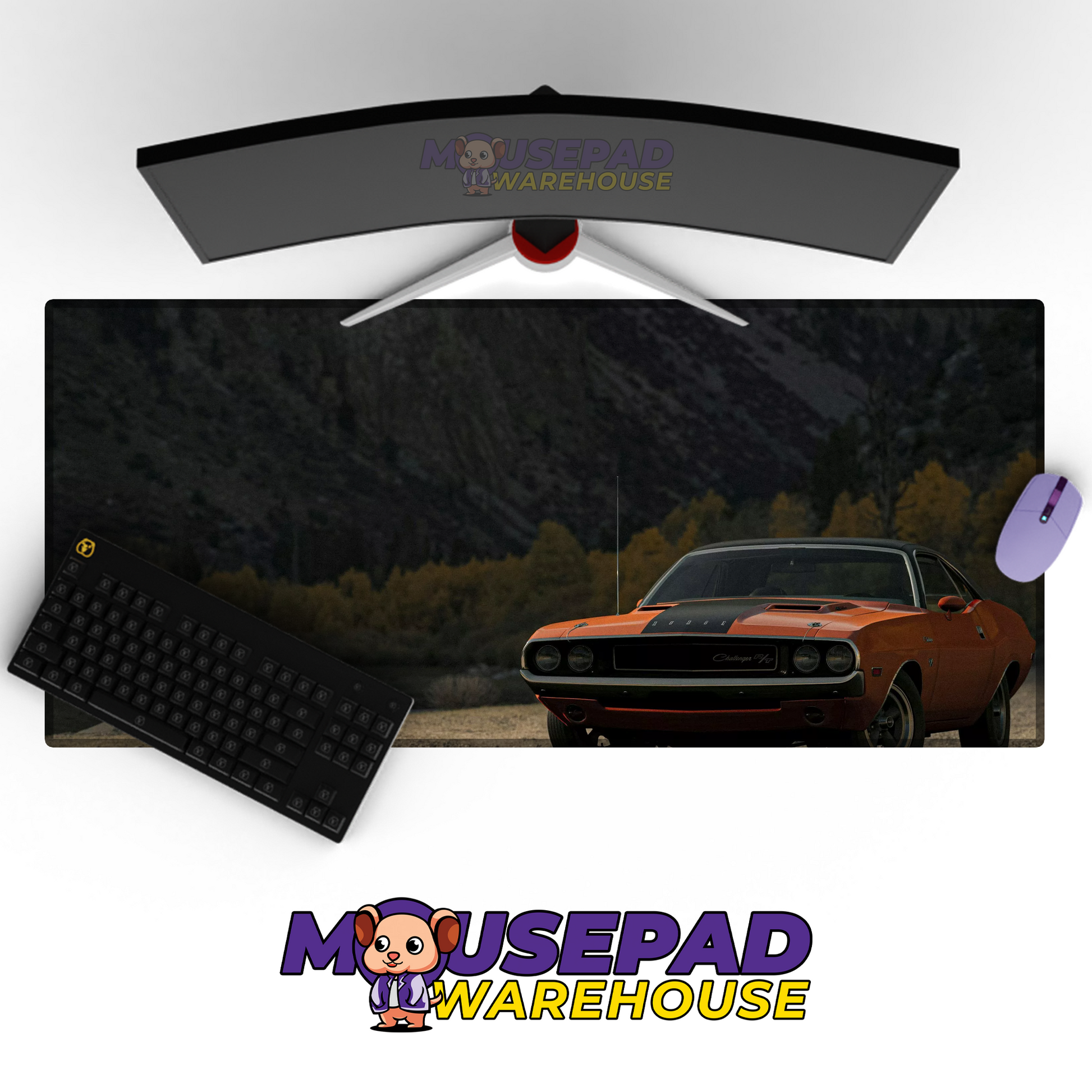 Dodge Charger V16 Mousepad Mockup