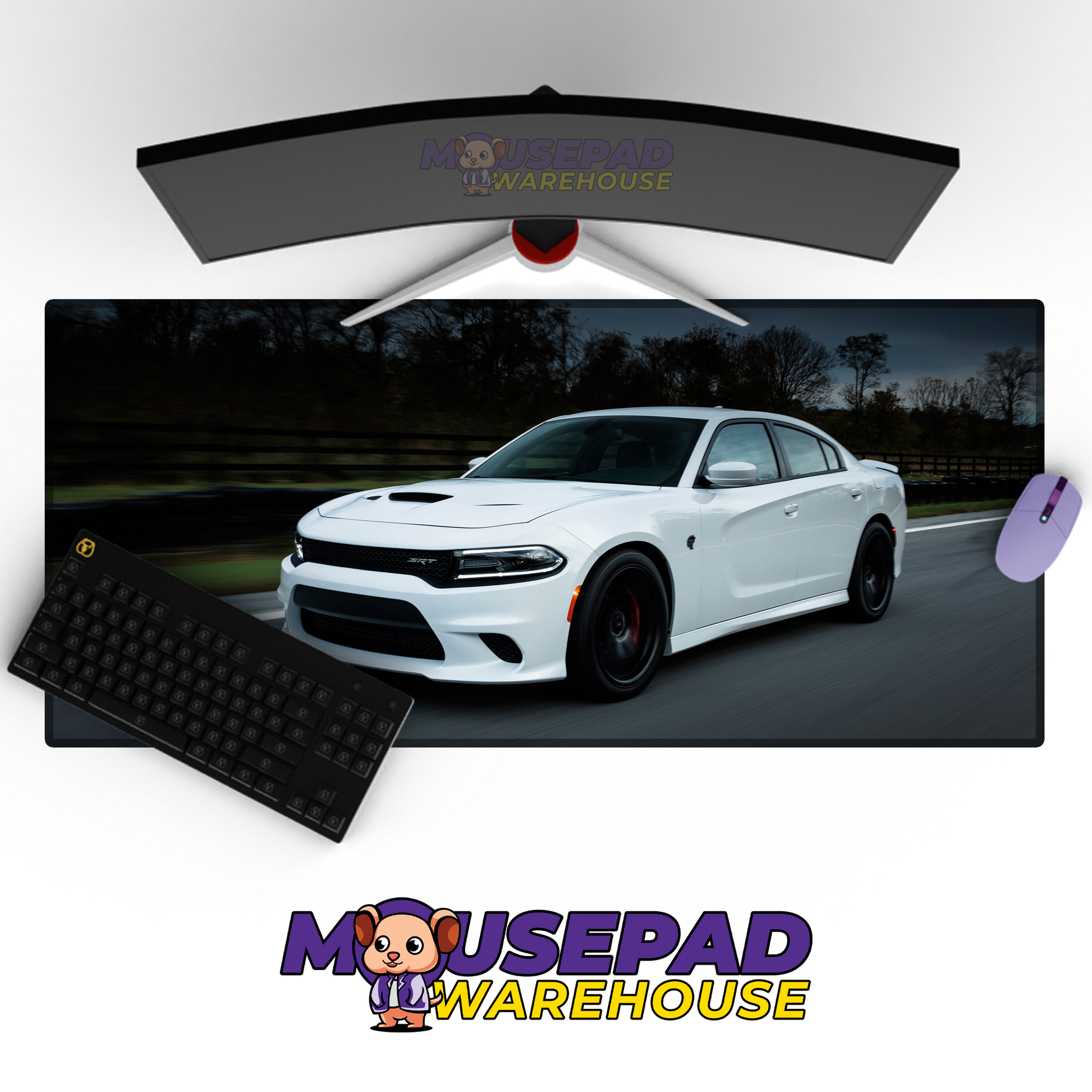 Dodge Charger V17 Mousepad Mockup
