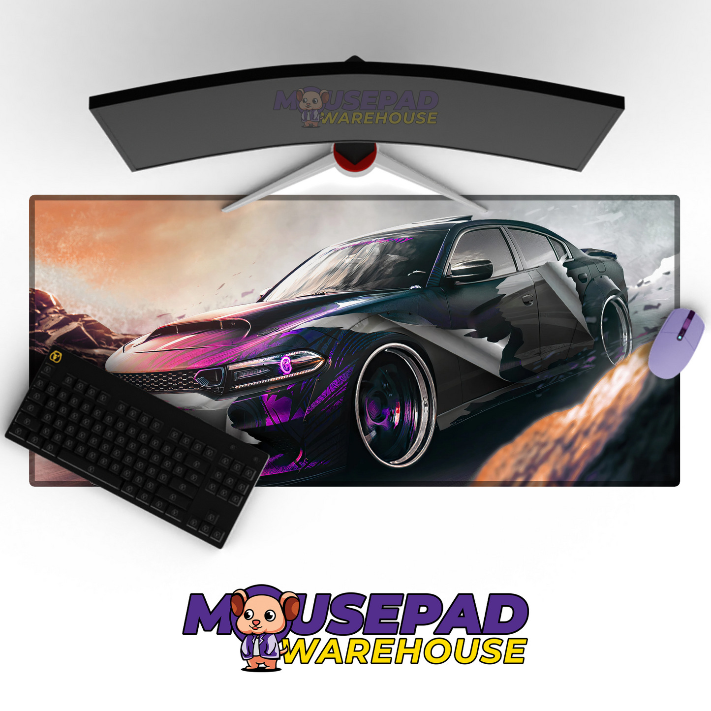 Dodge Charger V23 Mousepad Mockup