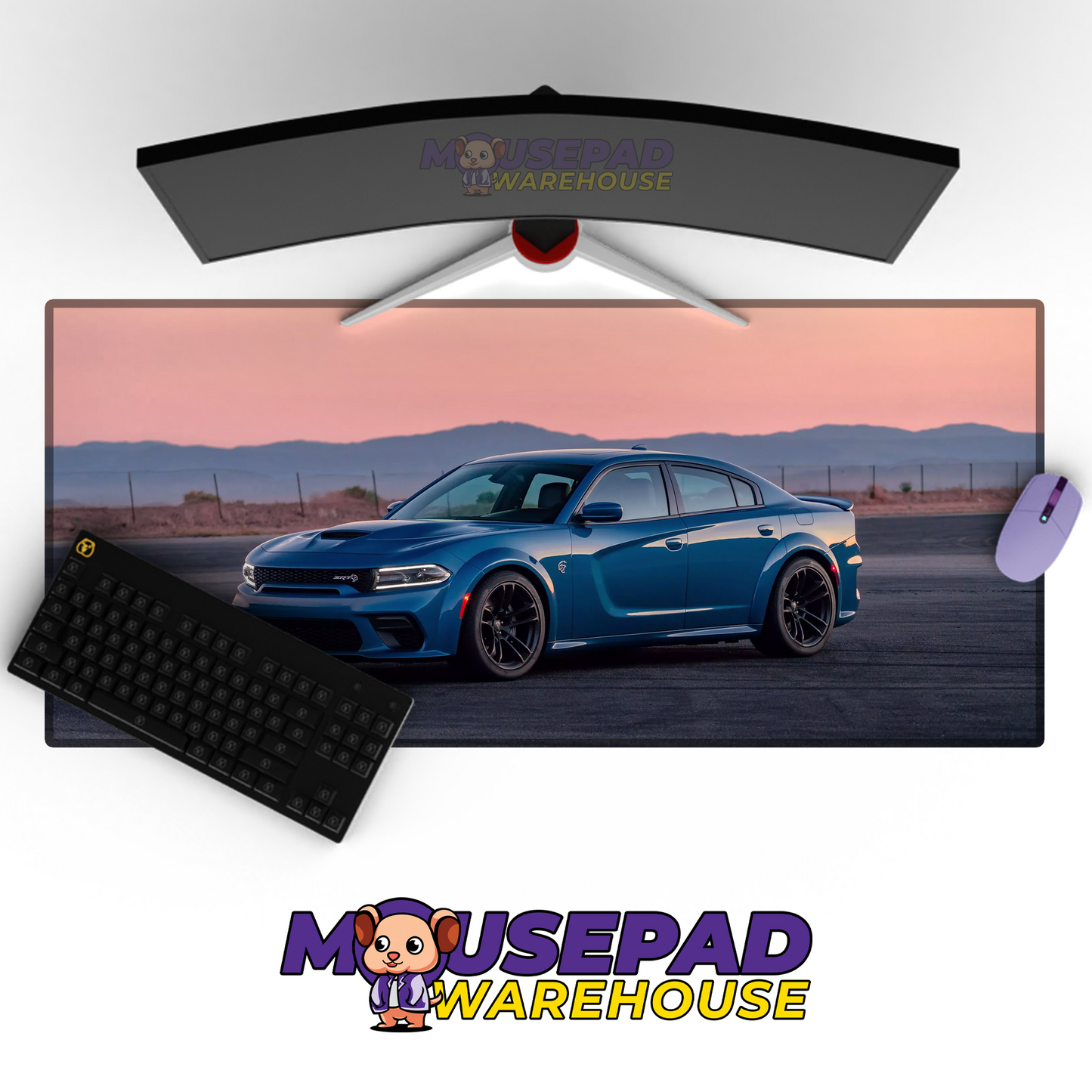 Dodge Charger V24 Mousepad Mockup