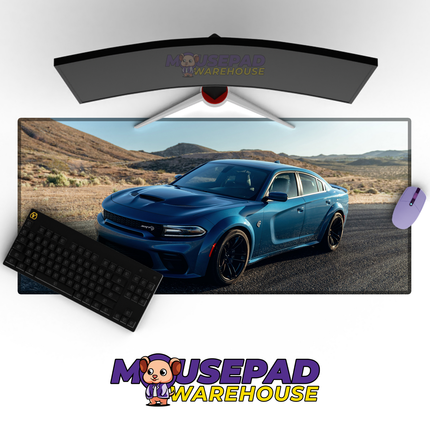 Dodge Charger V26 Mousepad Mockup
