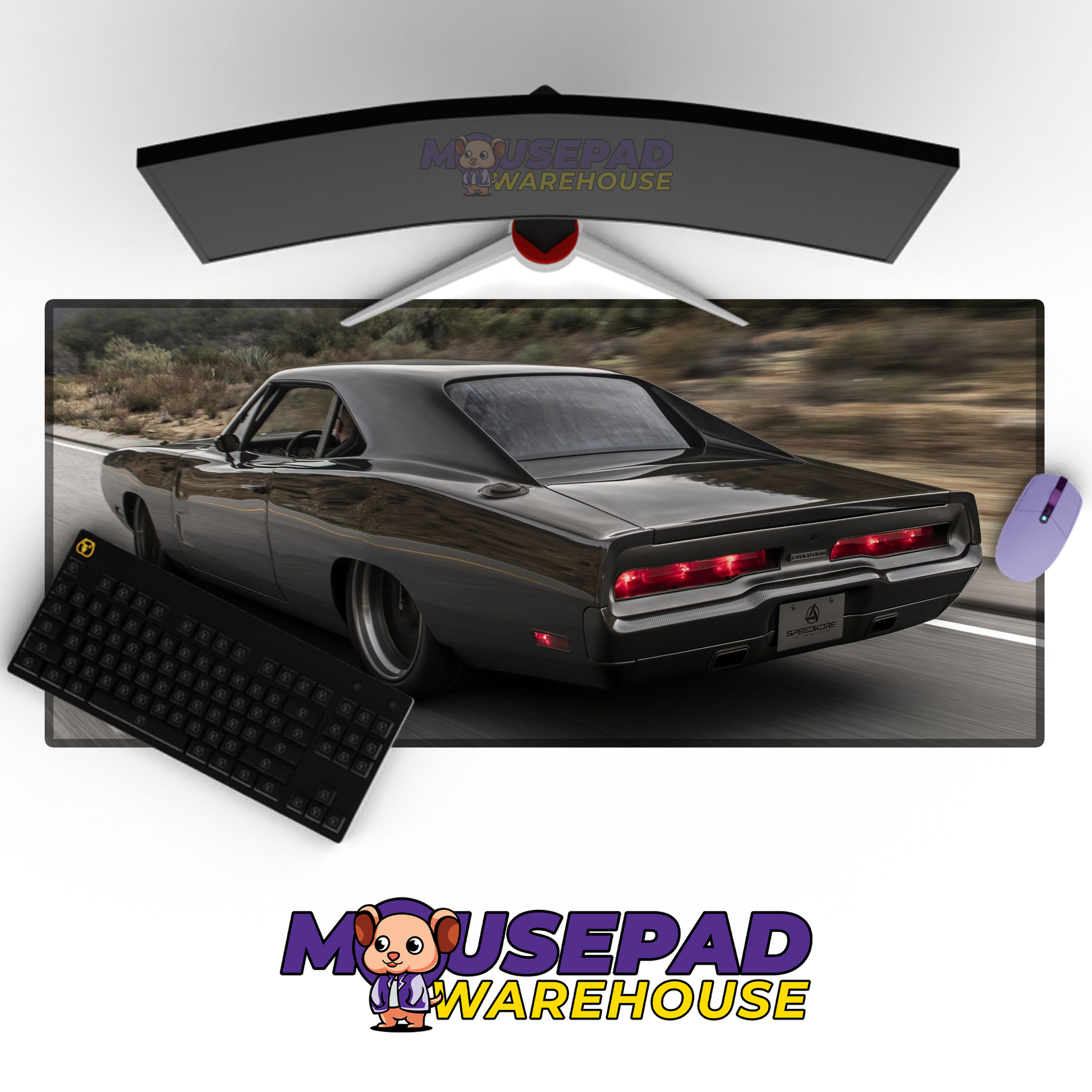 Dodge Charger V28 Mousepad Mockup