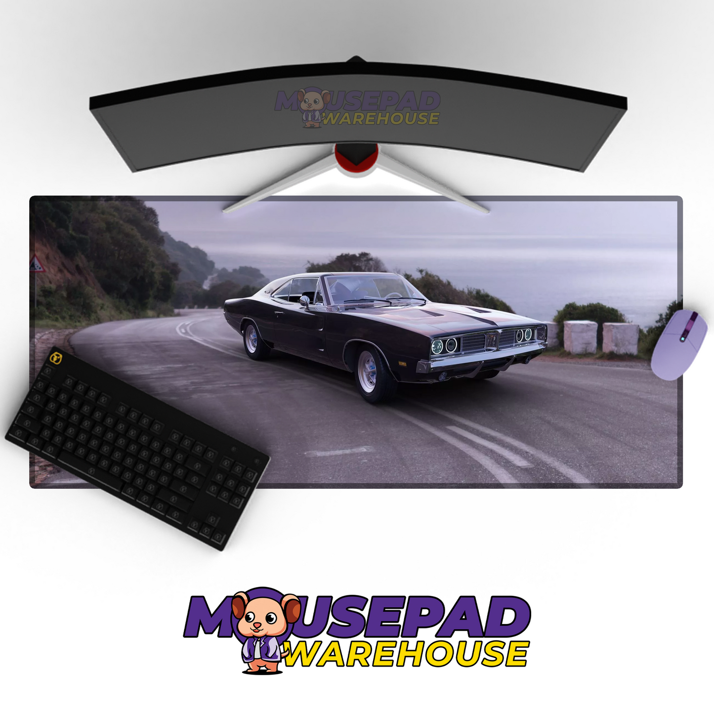 Dodge Charger V32 Mousepad Mockup