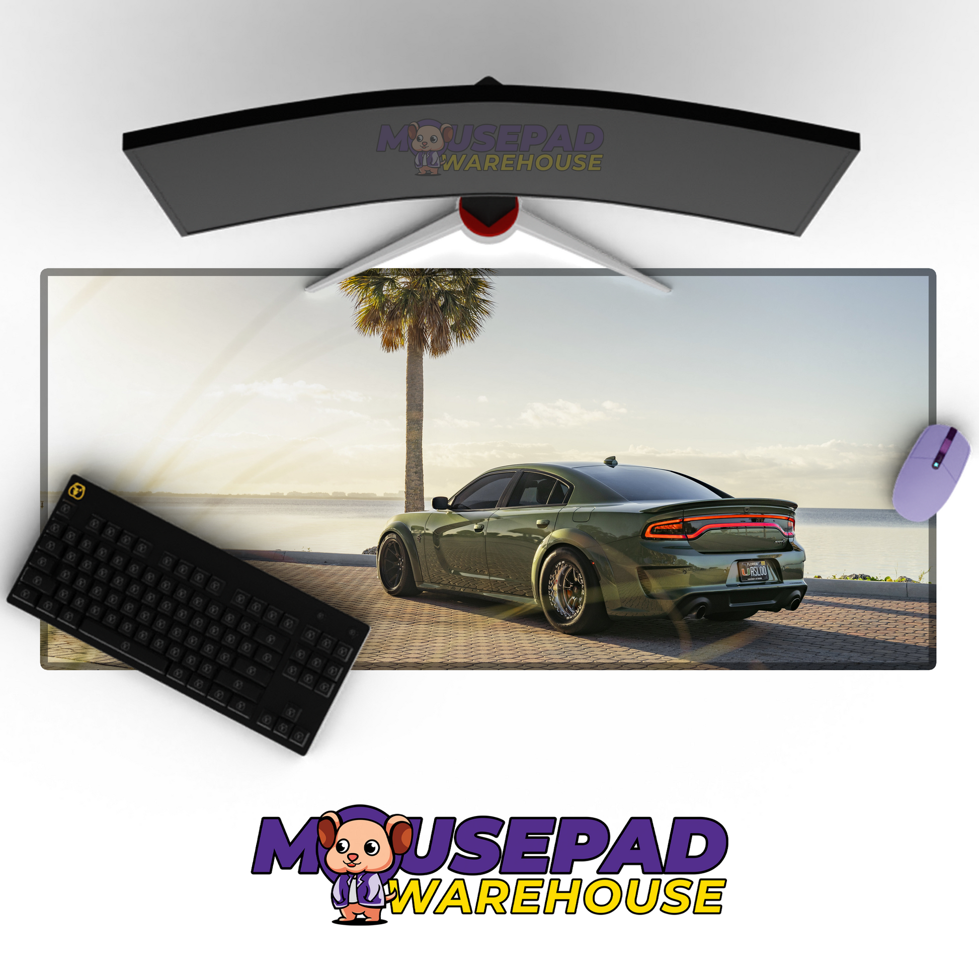 Dodge Charger V34 Mousepad Mockup
