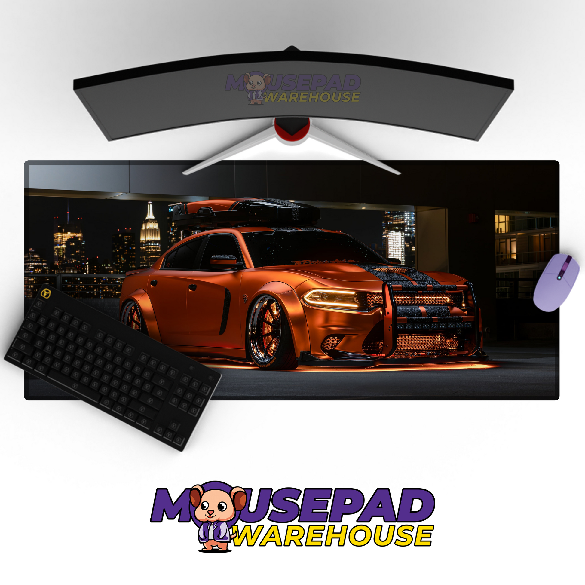 Dodge Charger V35 Mousepad Mockup
