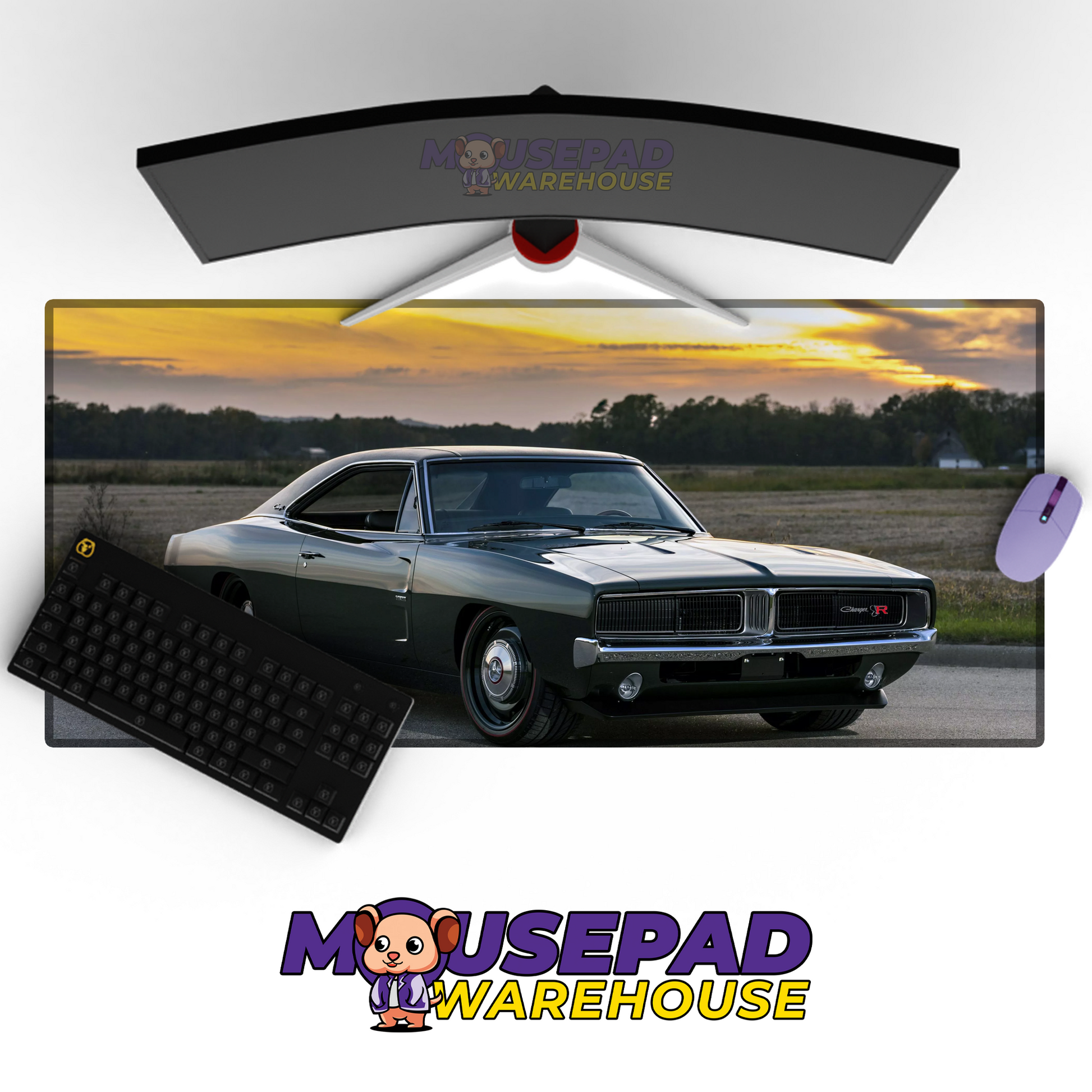 Dodge Charger V37 Mousepad Mockup