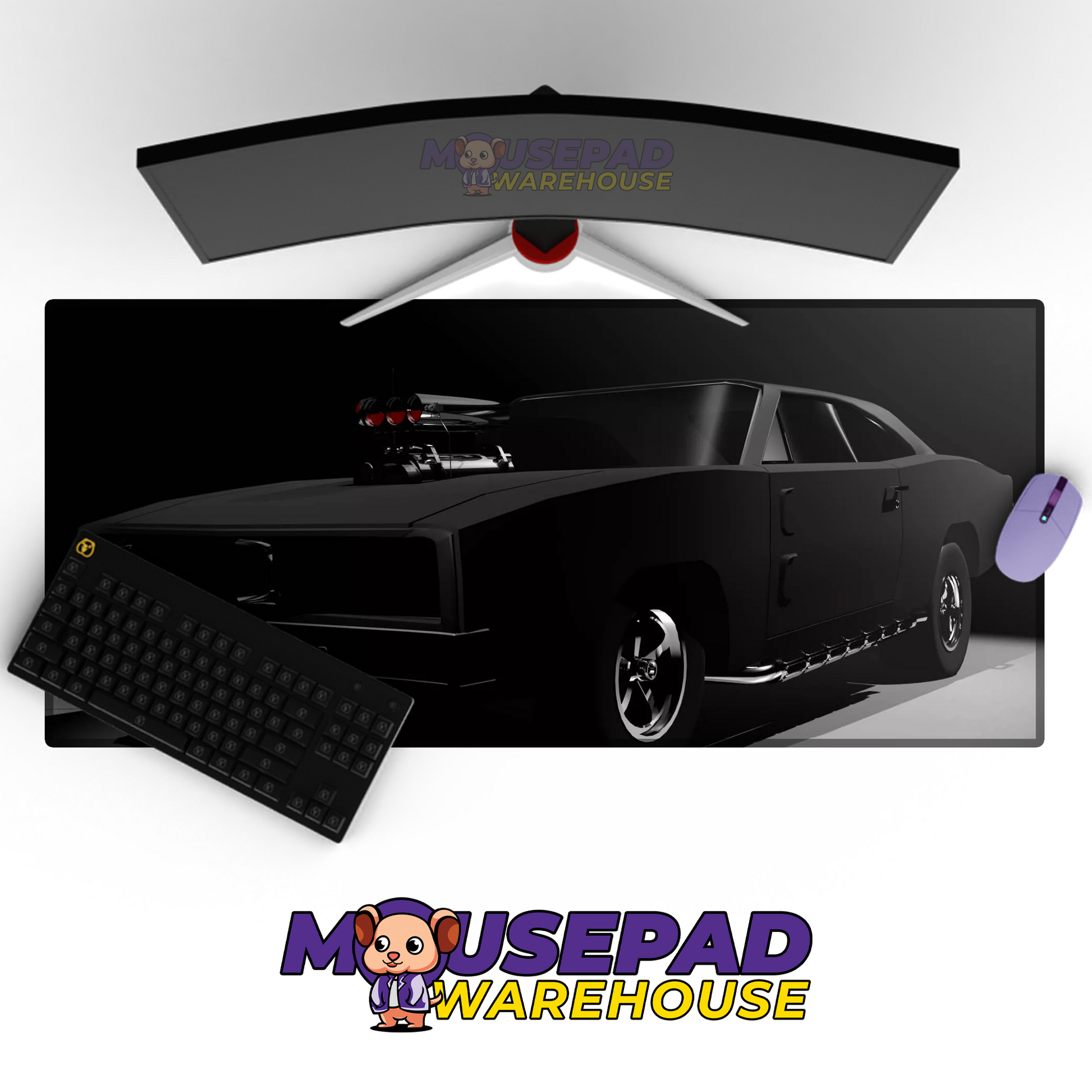 Dodge Charger V3 Mousepad Mockup