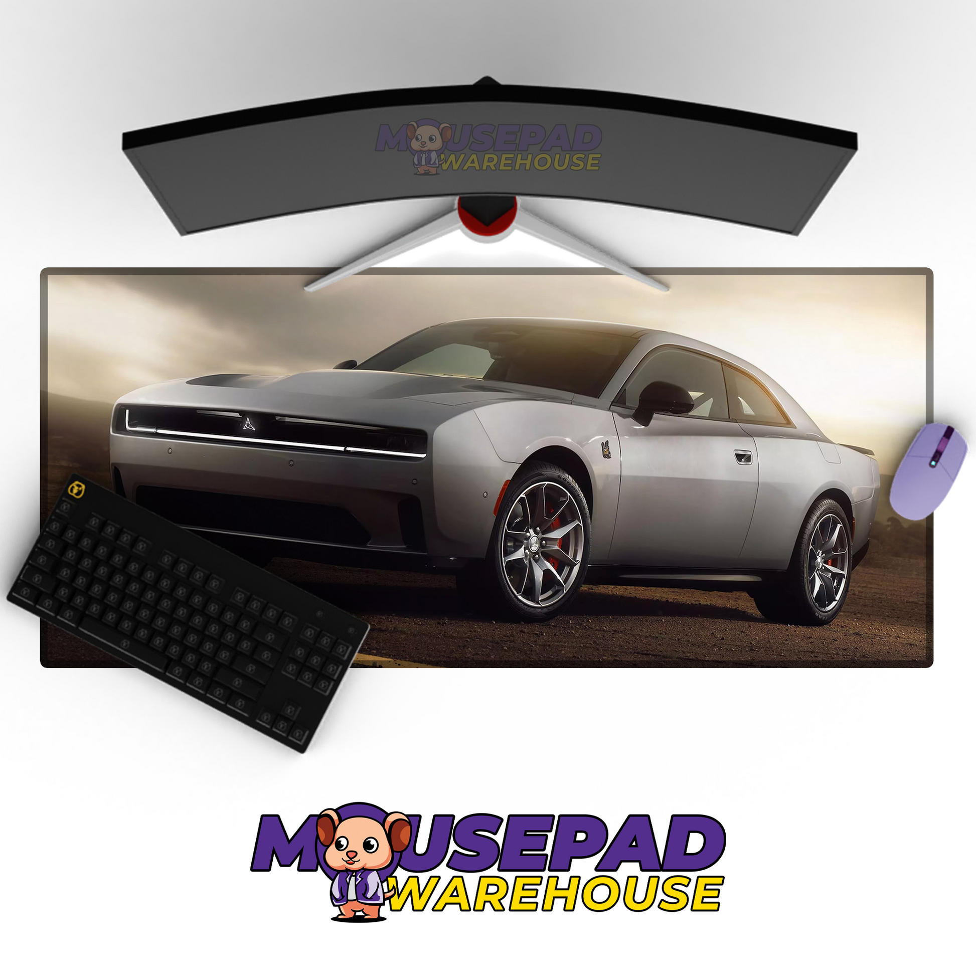 Dodge Charger V4 Mousepad Mockup