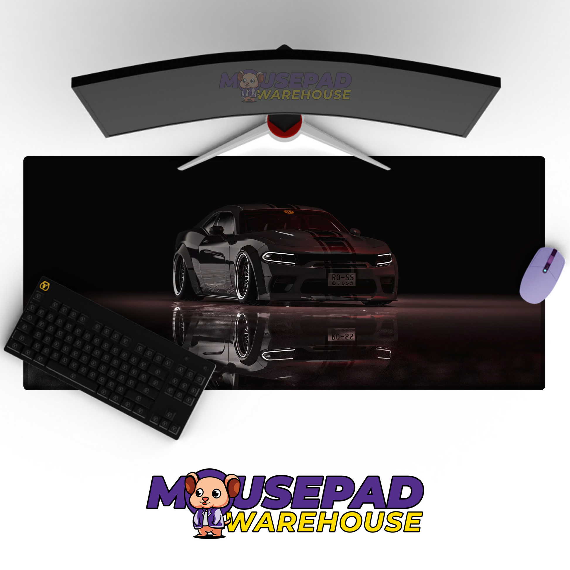 Dodge Charger V5 Mousepad Mockup