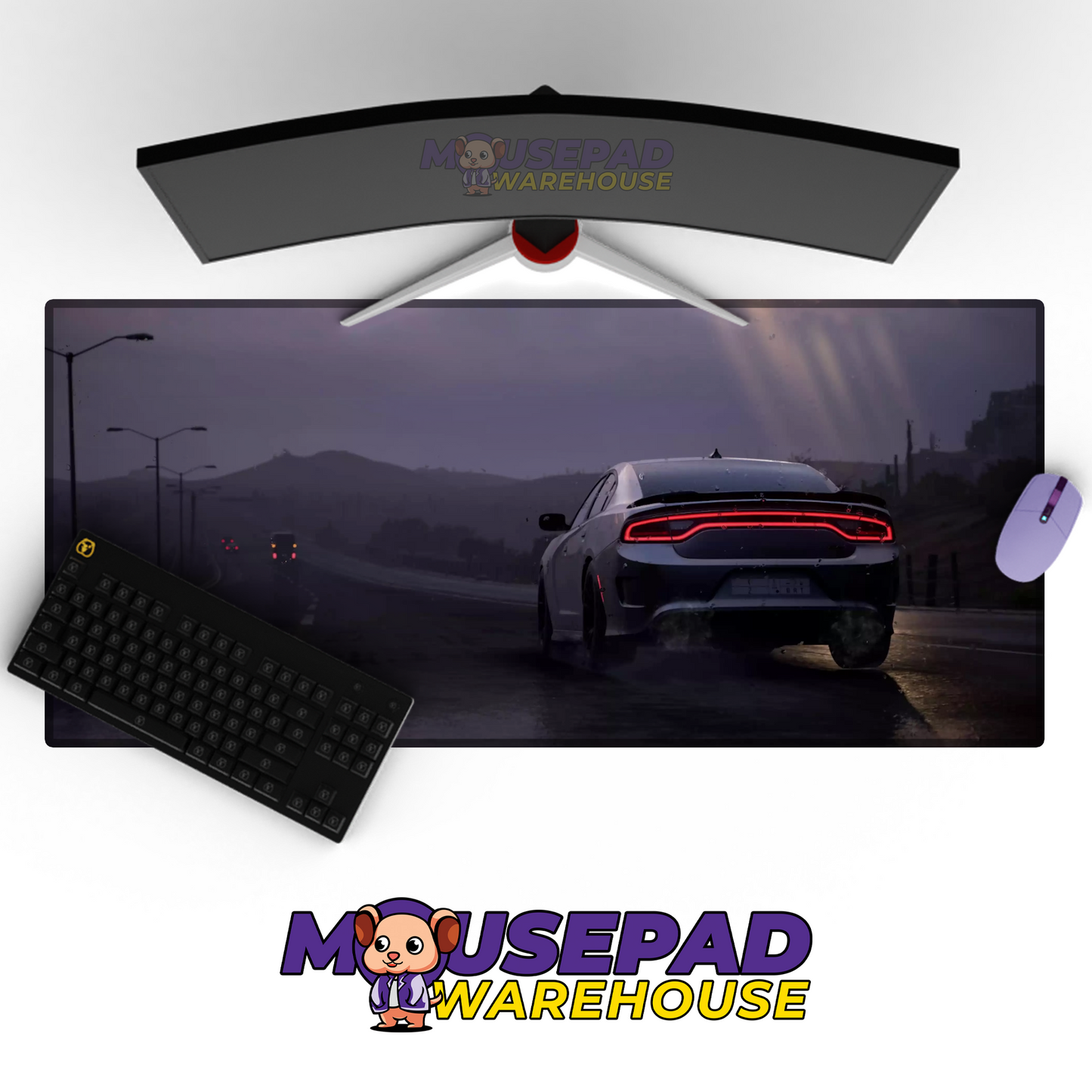 Dodge Charger V6 Mousepad Mockup