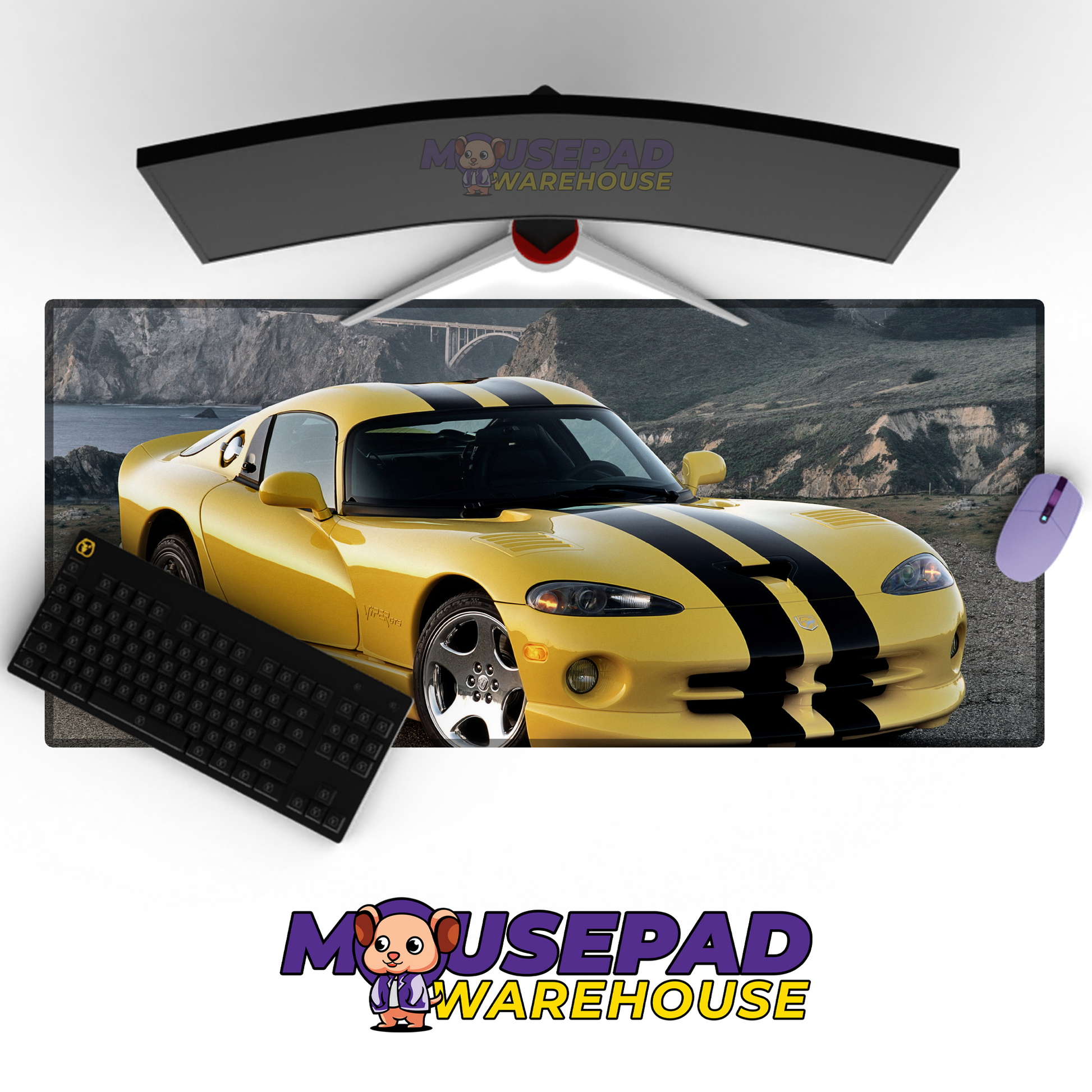 Dodge Viper V11 Mousepad Mockup