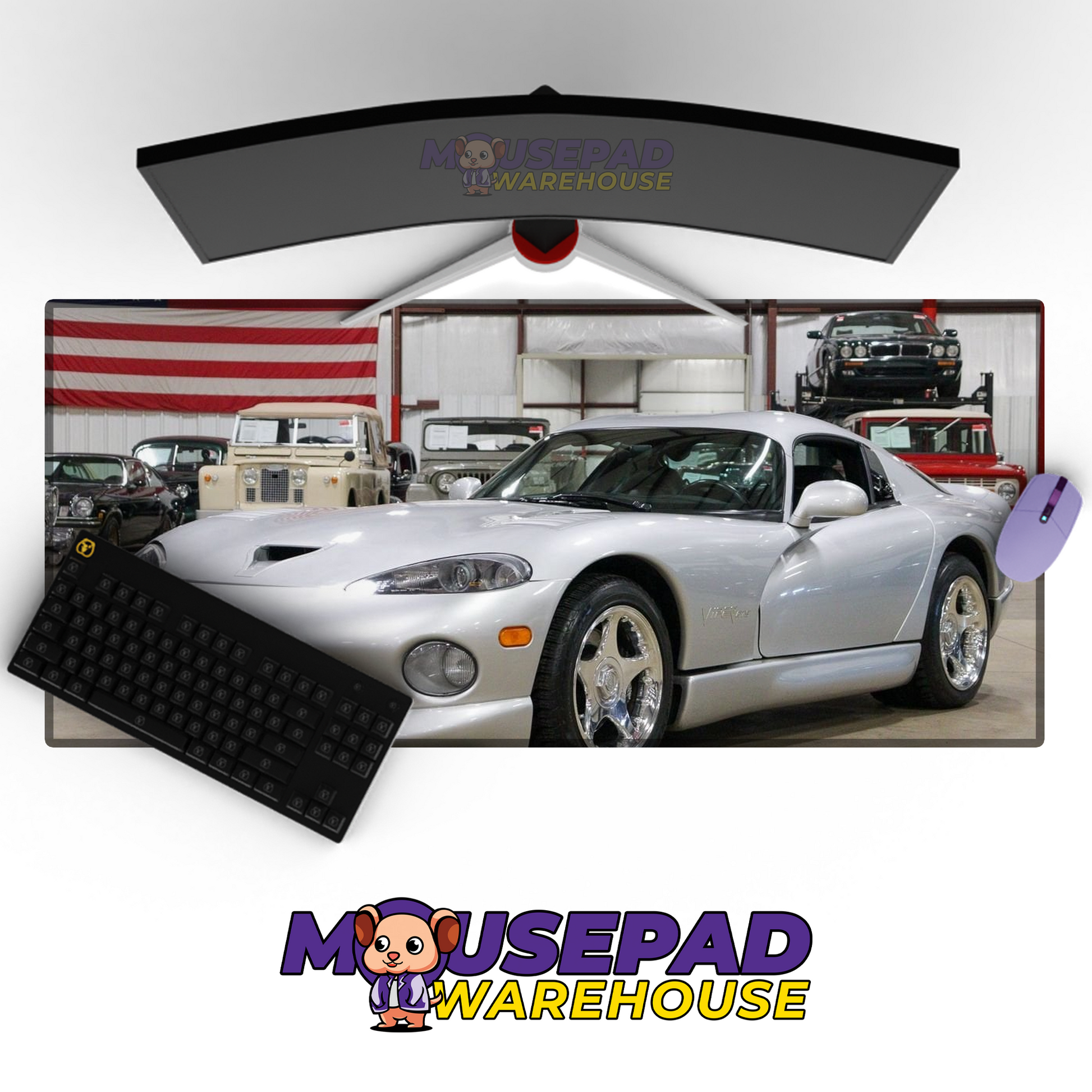 Dodge Viper V14 Mousepad Mockup
