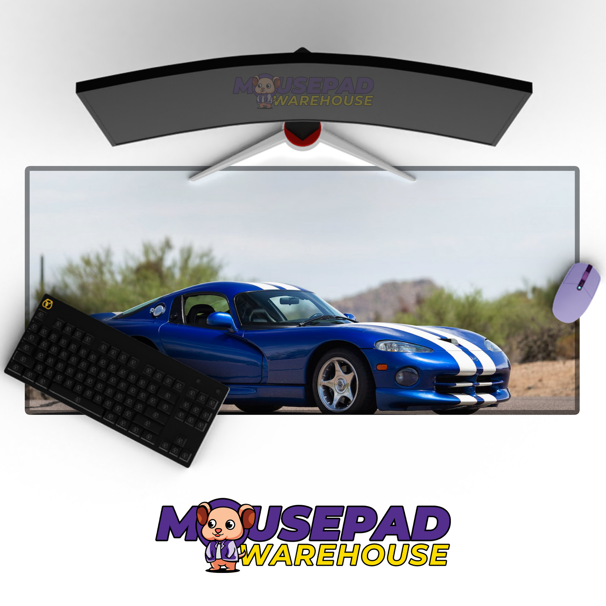 Dodge Viper V19 Mousepad Mockup