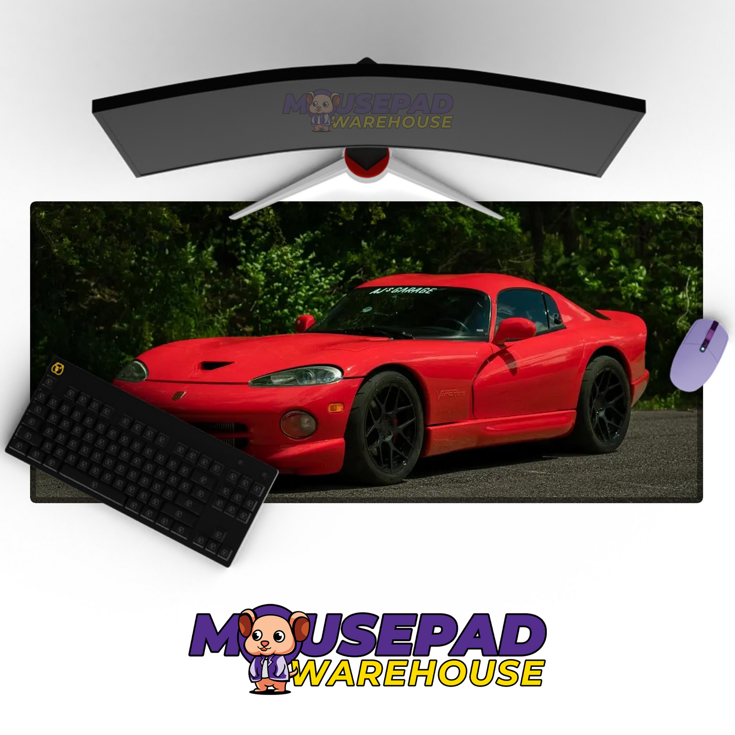 Dodge Viper V3 Mousepad Mockup