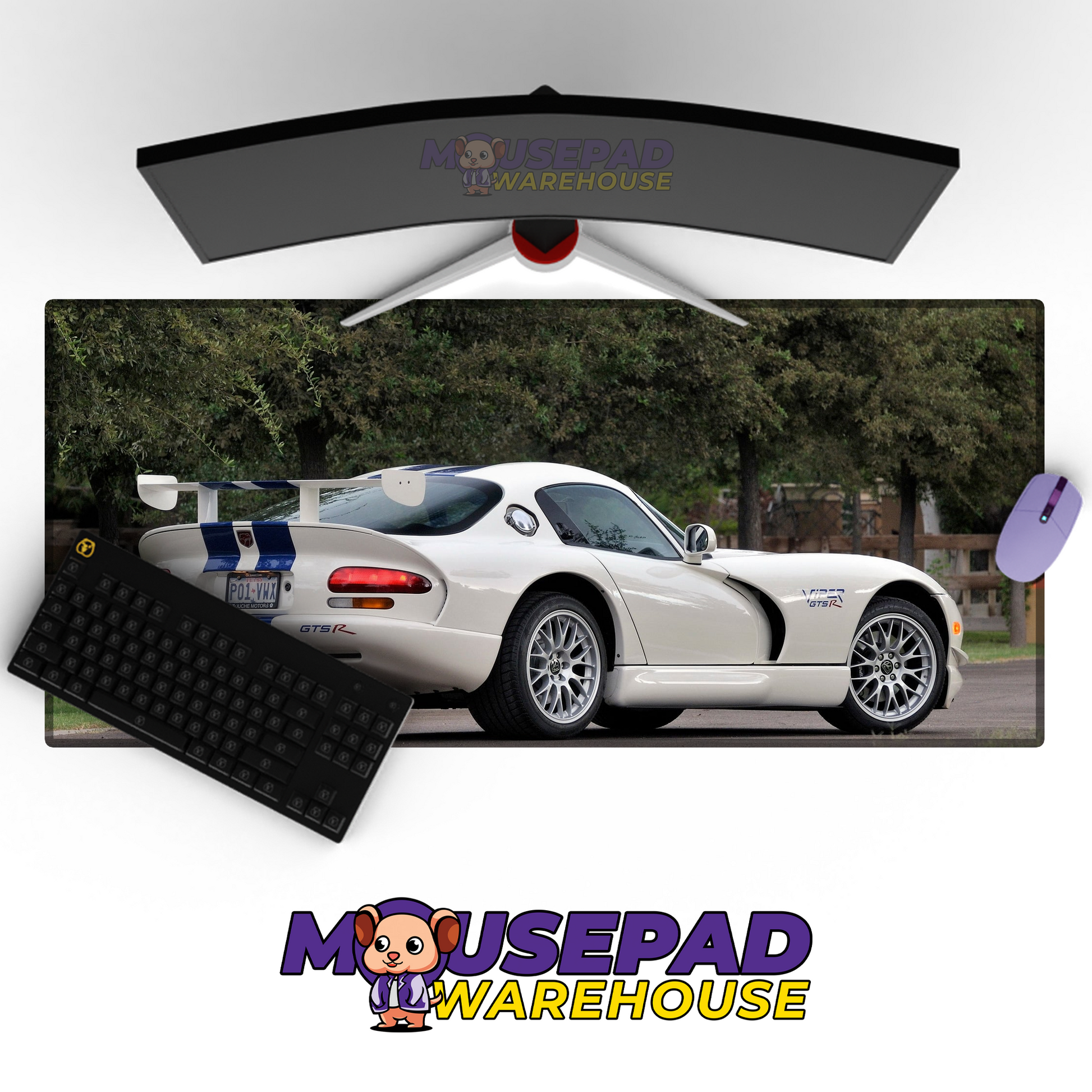 Dodge Viper V4 Mousepad Mockup