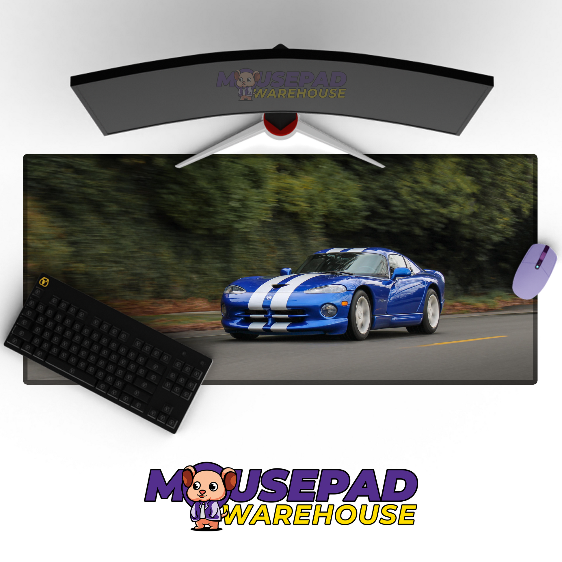 Dodge Viper V6 Mousepad Mockup