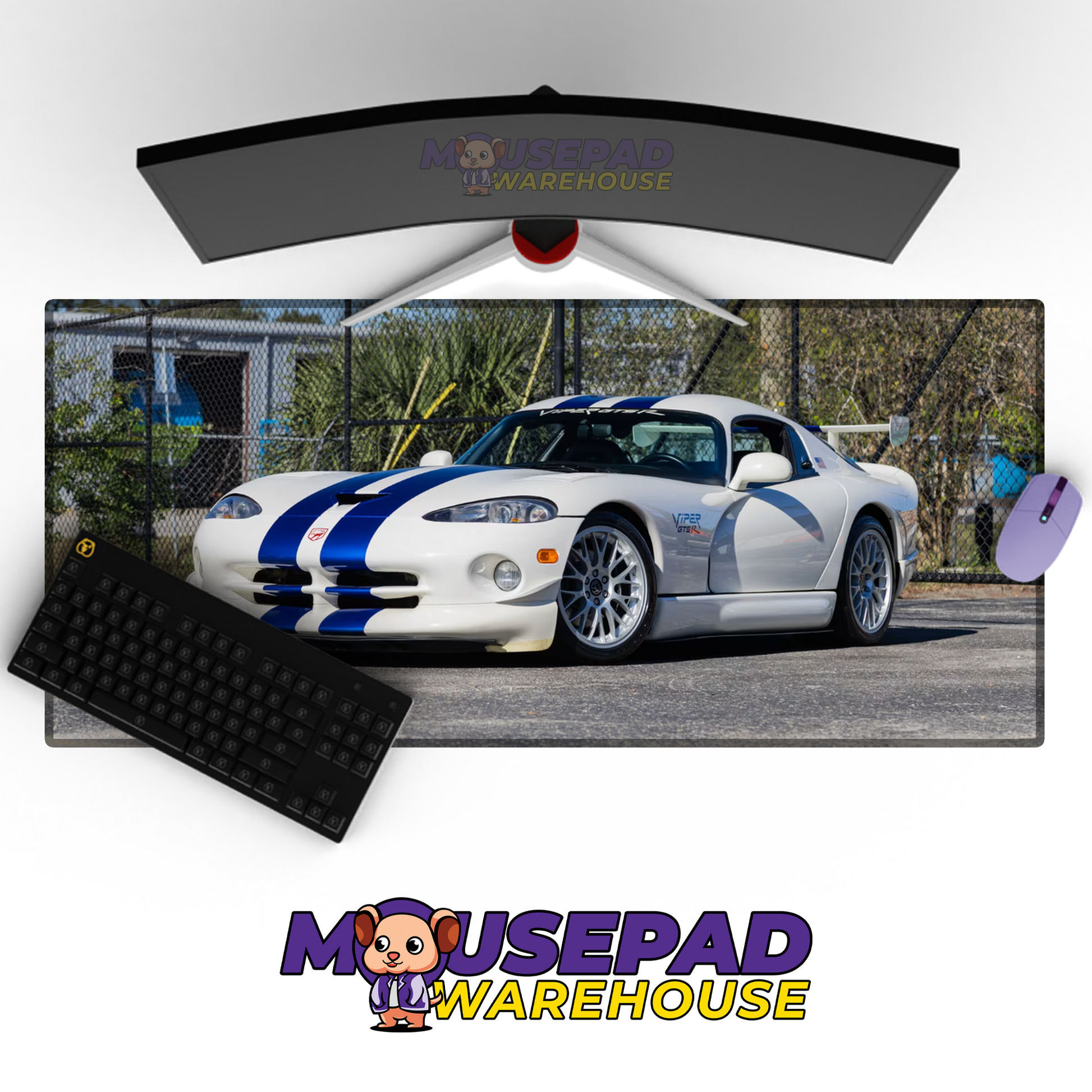 Dodge Viper V7 Mousepad Mockup