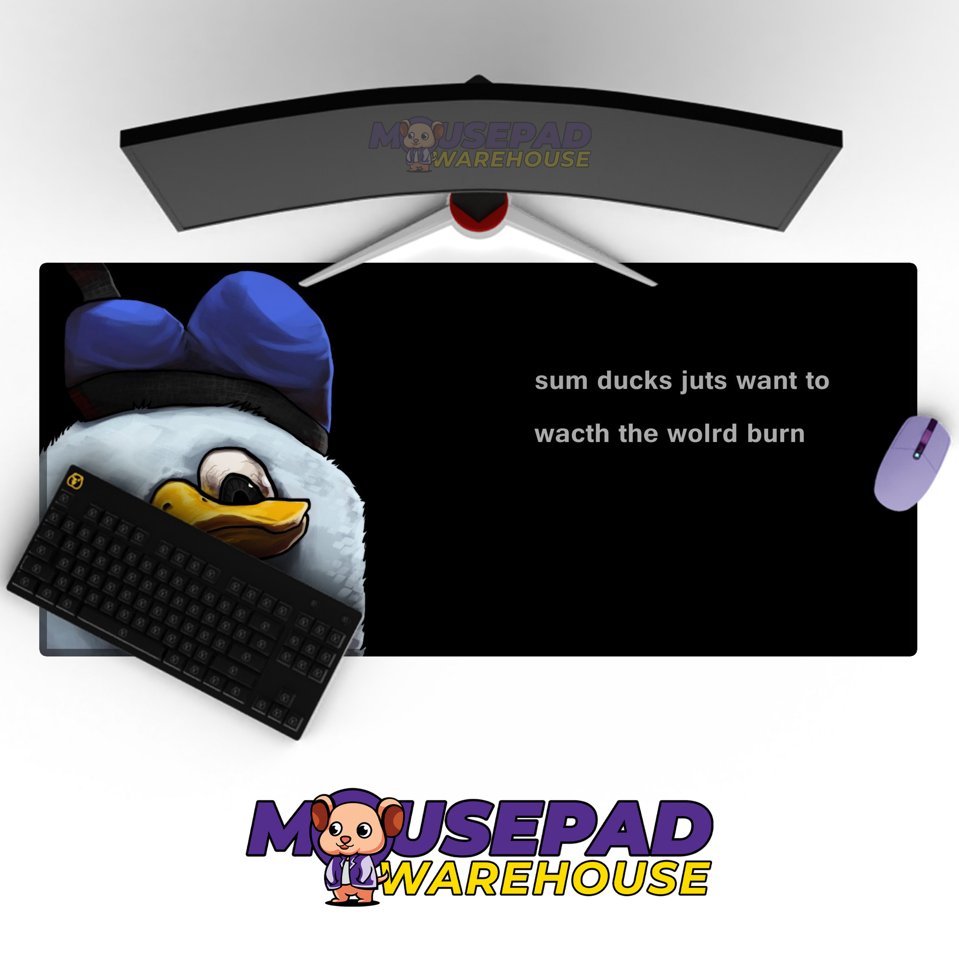 Dolan Duck Meme Mousepad Desk mat Mockup