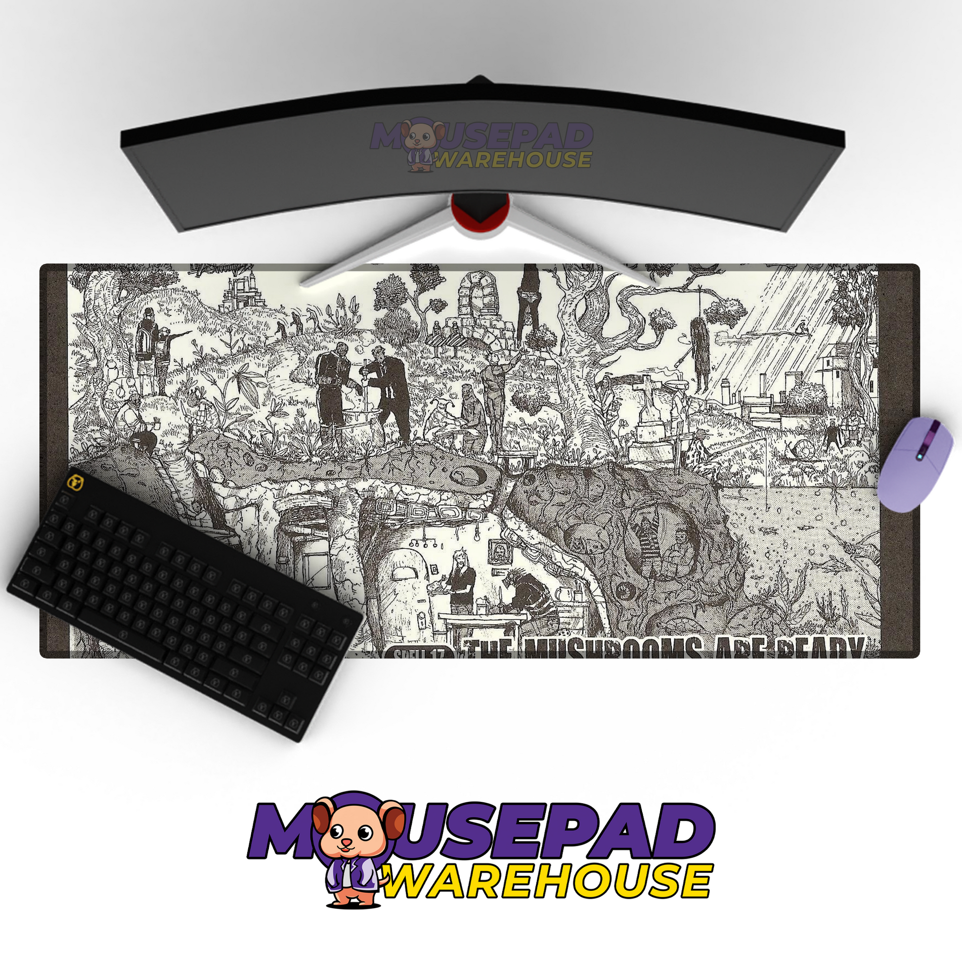 Dorohedoro V8 Mousepad Mockup