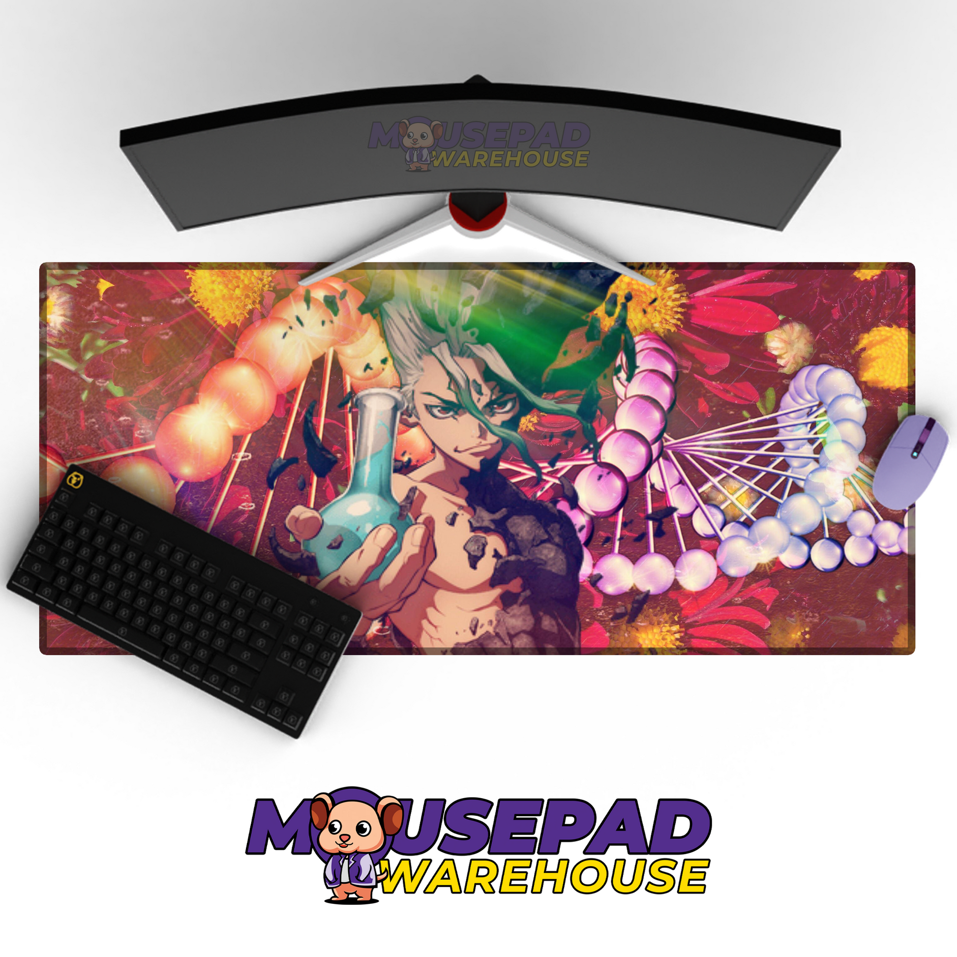 Dr Stone V10 Mousepad Mockup