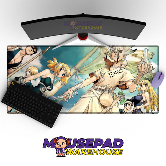 Dr Stone V12 Mousepad Mockup
