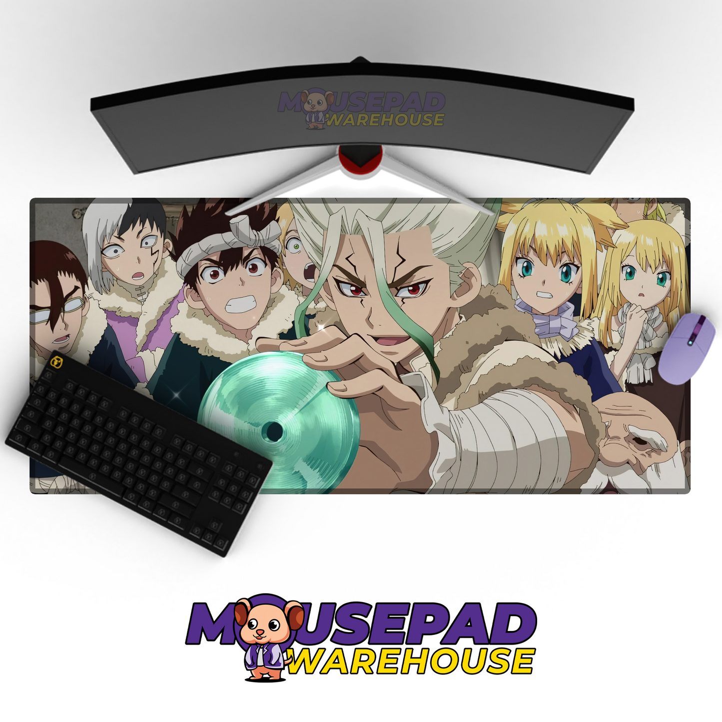 Dr Stone V14 Mousepad Mockup